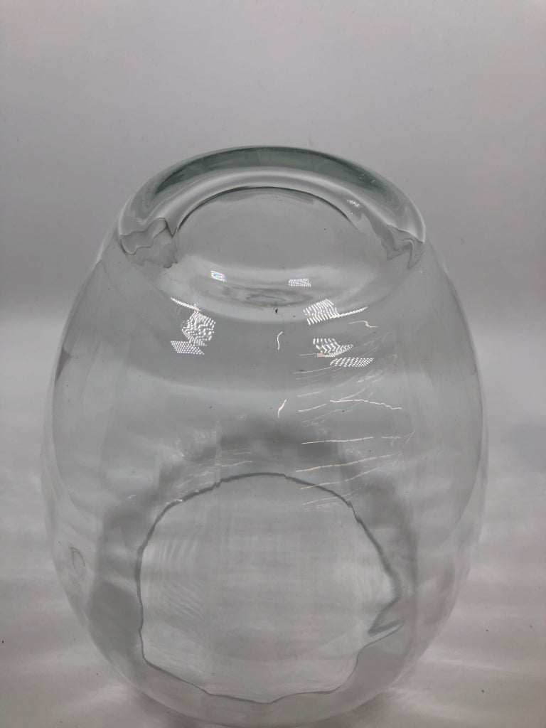 LG CRYSTAL VASE - CRATE & BARREL.