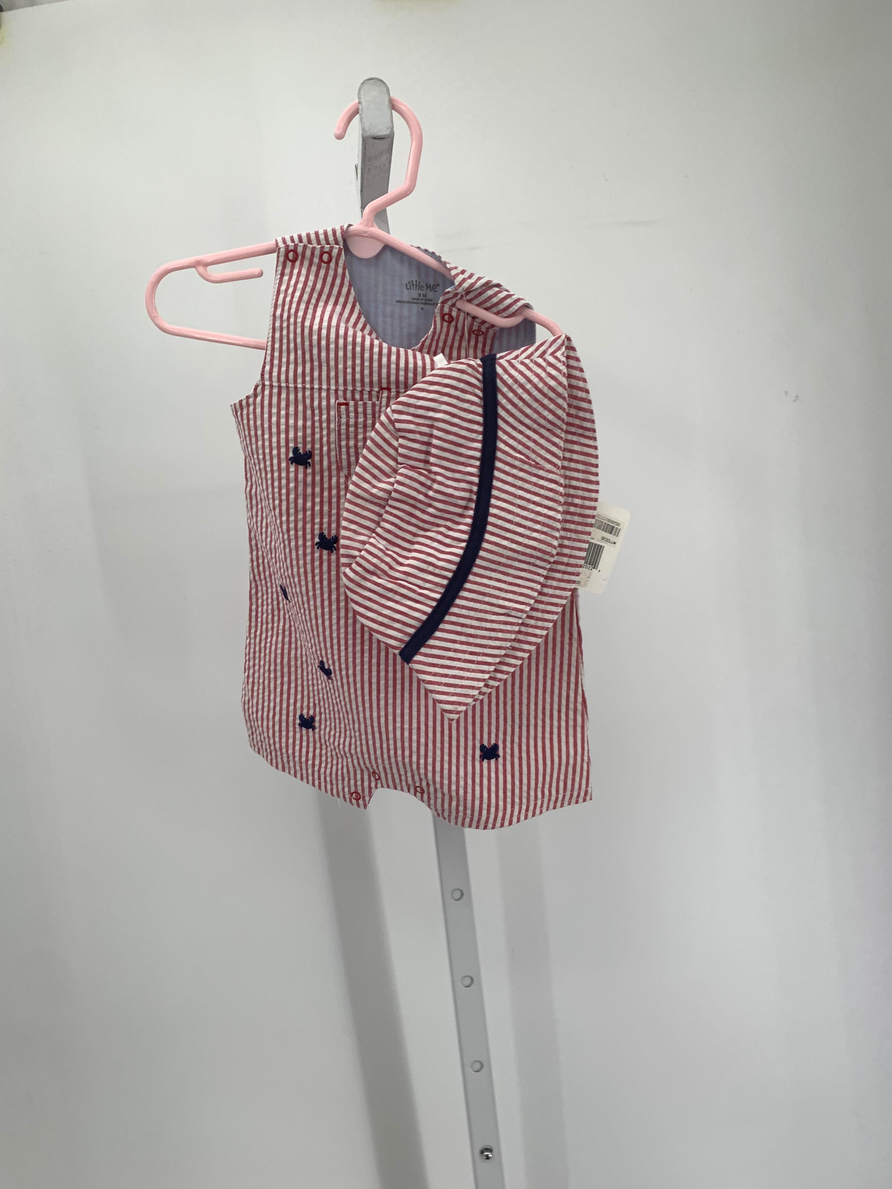 NEW WHITE STRIPES BLUE CRABS ROMPER WITH HAD