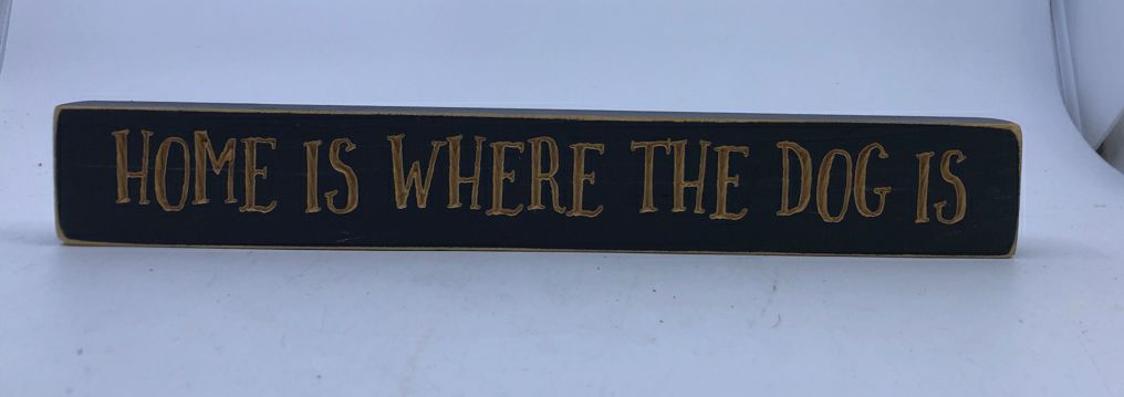 HOME IS WHERE BLOCK SIGN.