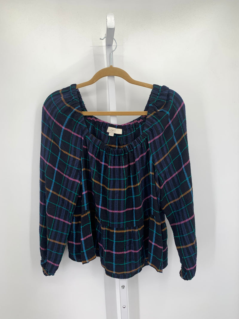 Loft Size Medium Misses Long Sleeve Shirt