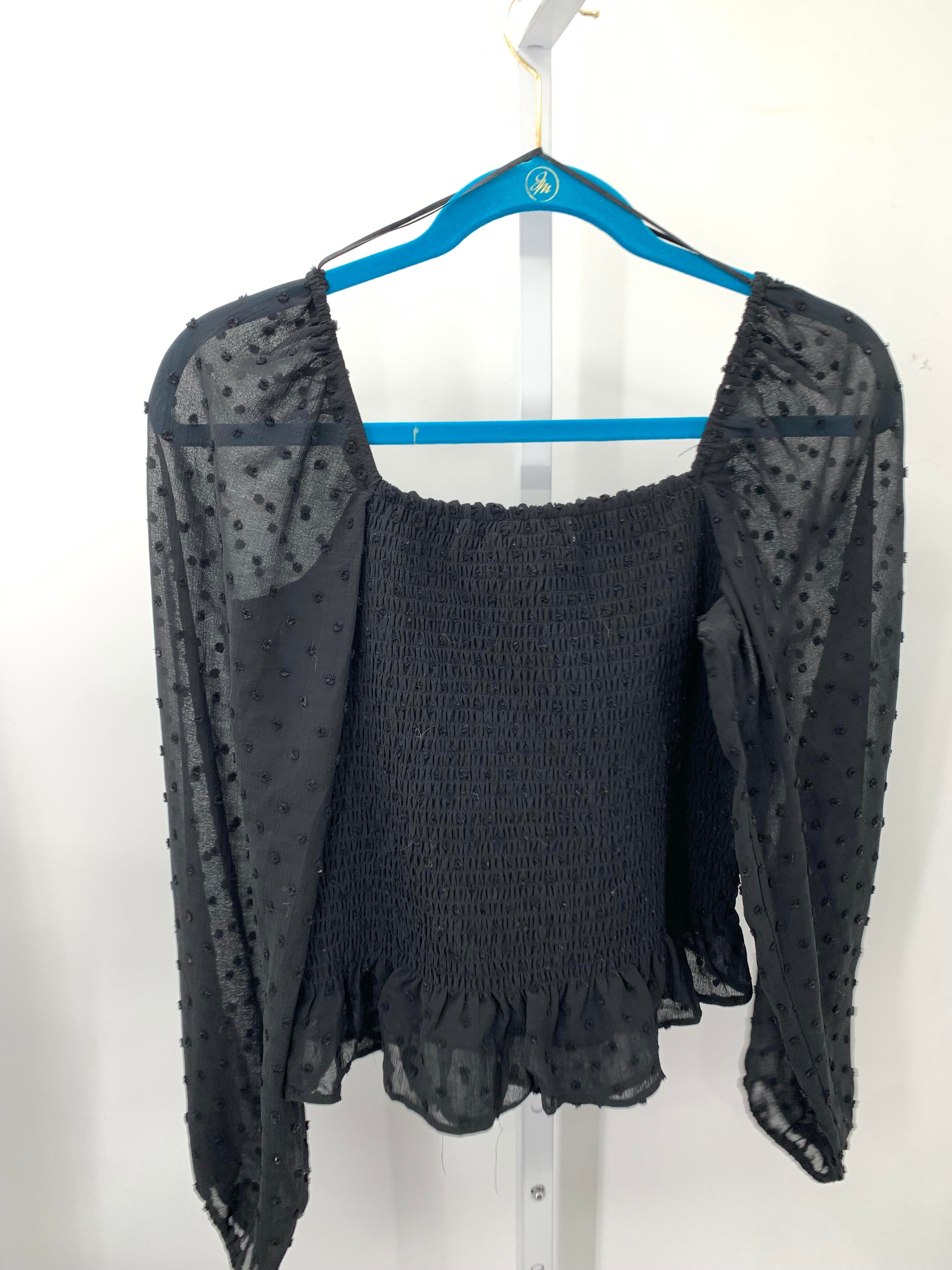 Lush Size Medium Juniors Long Sleeve Shirt