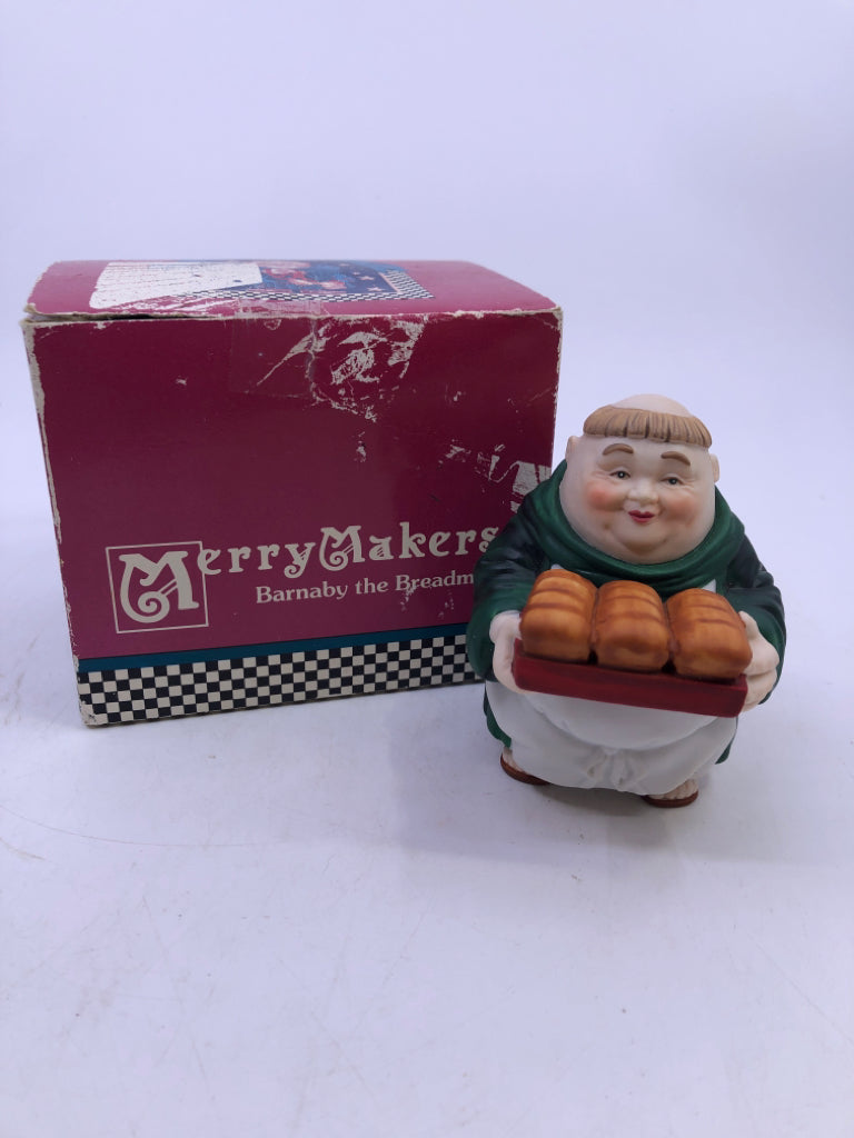 DEPT 56 MERRY MAKERS BARNABY THE BREADMAN.