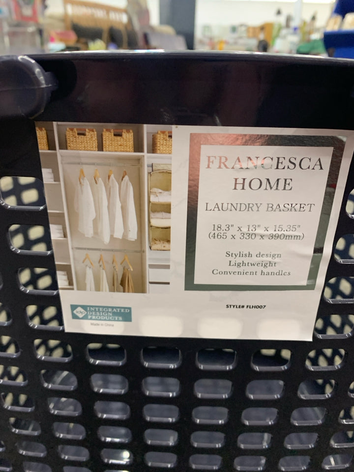 NWT LAUNDRY BASKET - FRANCESCA HOME.