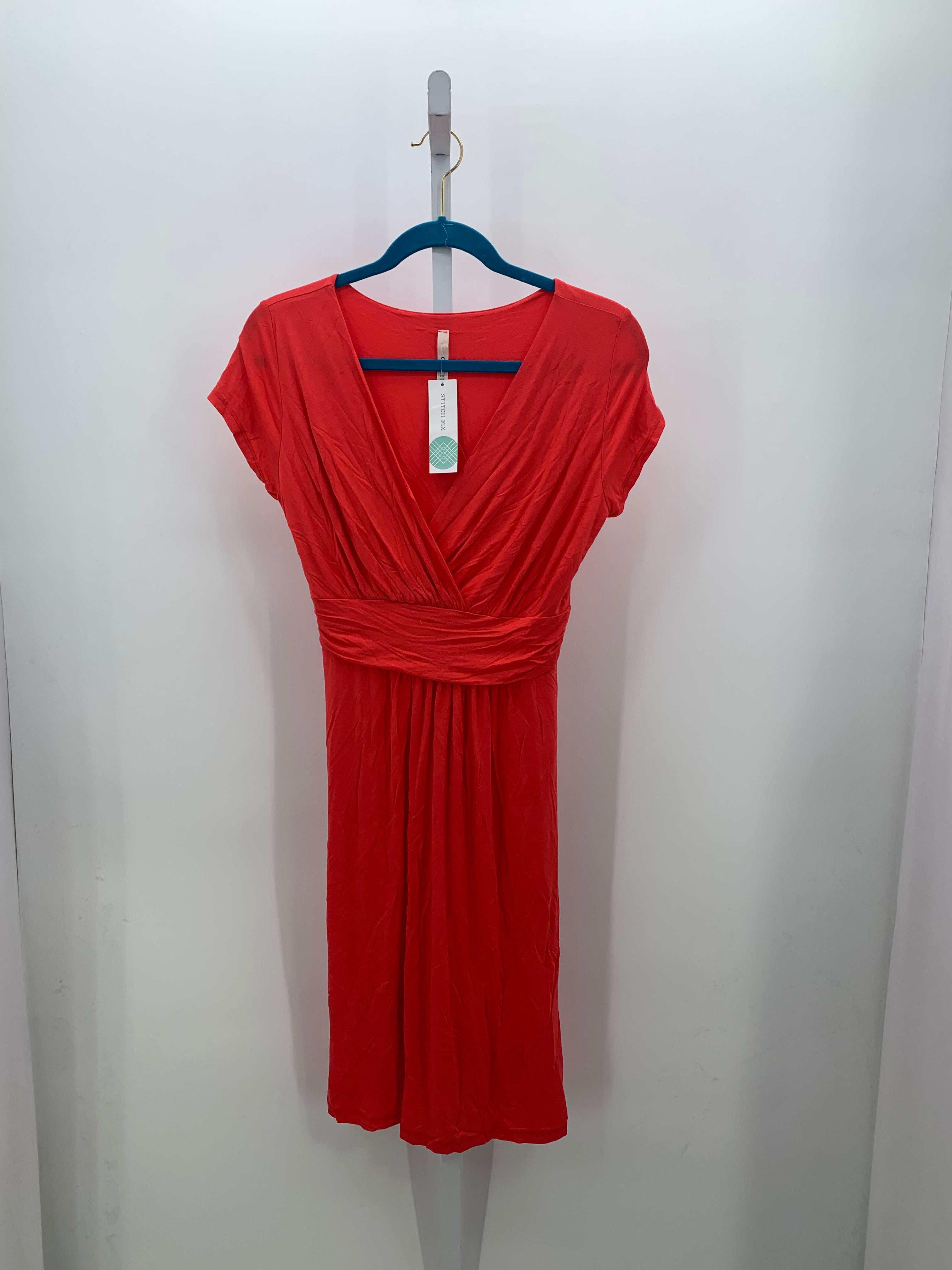 Gilli Size Large Misses Short Sleeve Dress