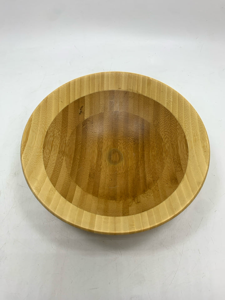 BAMBOO WOOD BOWL.