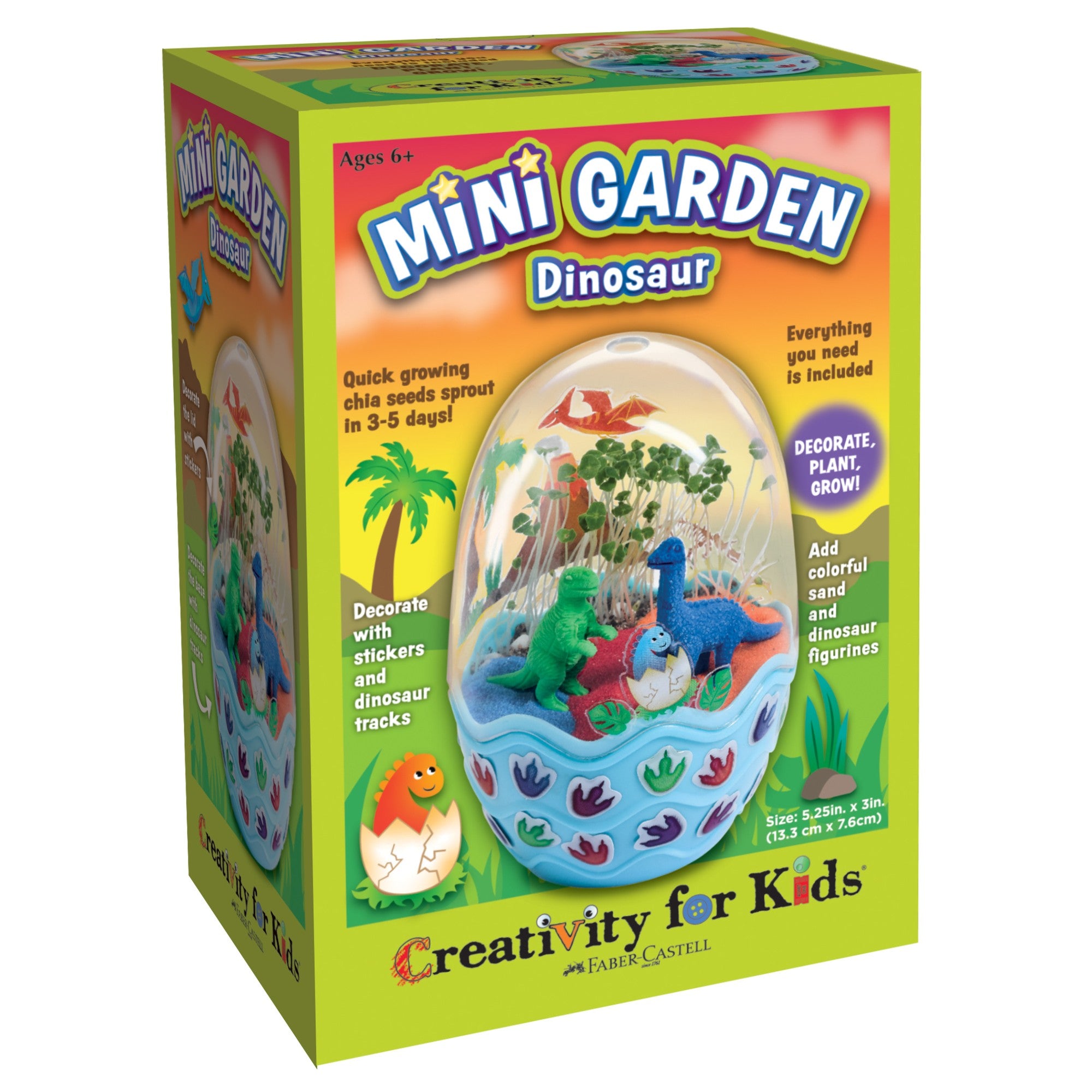 Creativity for Kids Mini Garden Dinosaur - Child  and Beginner Craft Kit for Boy