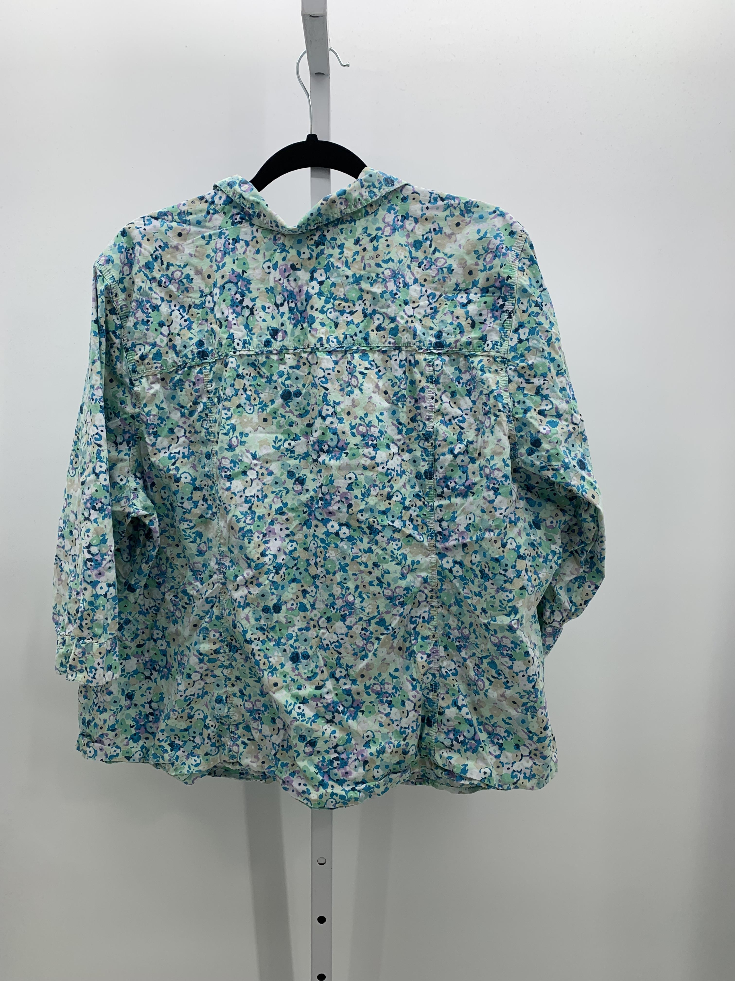 Sonoma Size 3X Womens Short Sleeve Shirt
