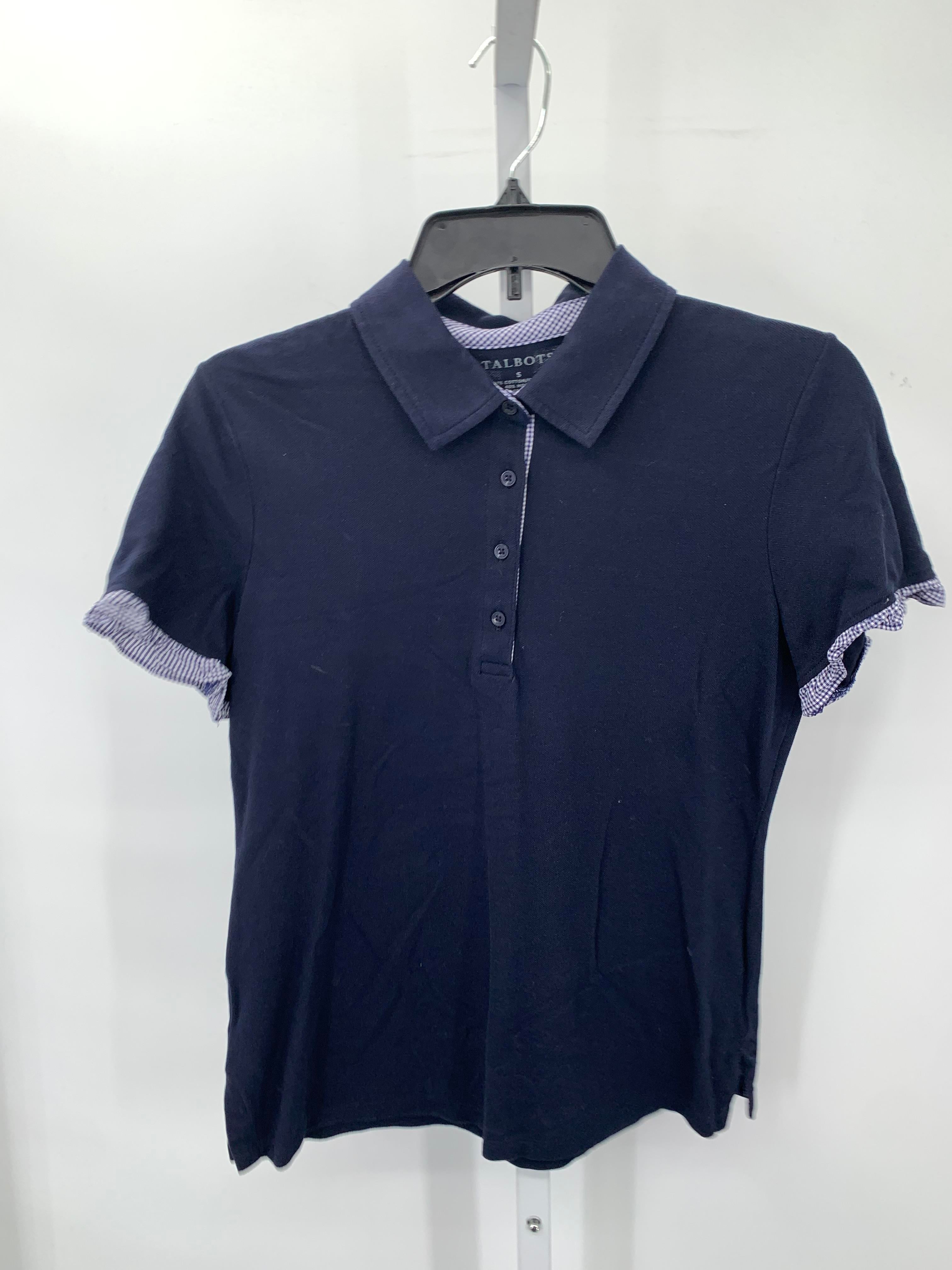Talbots Size Small Misses Short Sleeve Shirt