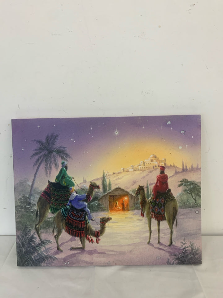 CANVAS MANGER LIGHT UP CANVAS WALL HANGING.