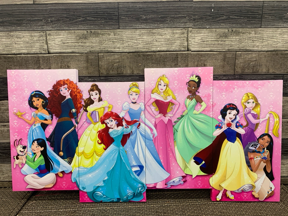 DISNEY PRINCESSES WALL ART.