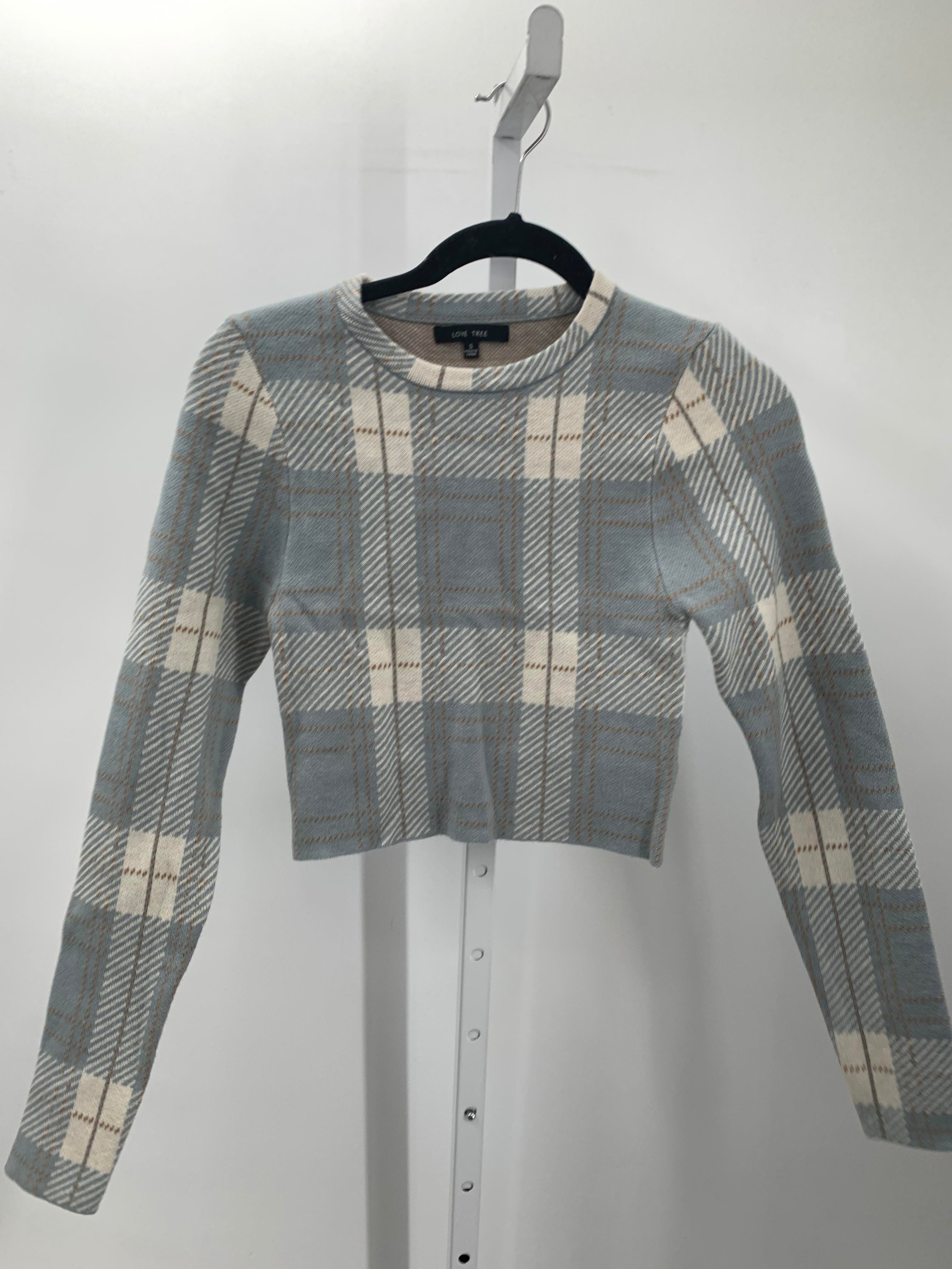 Love Tree Size Small Juniors Long Sleeve Sweater