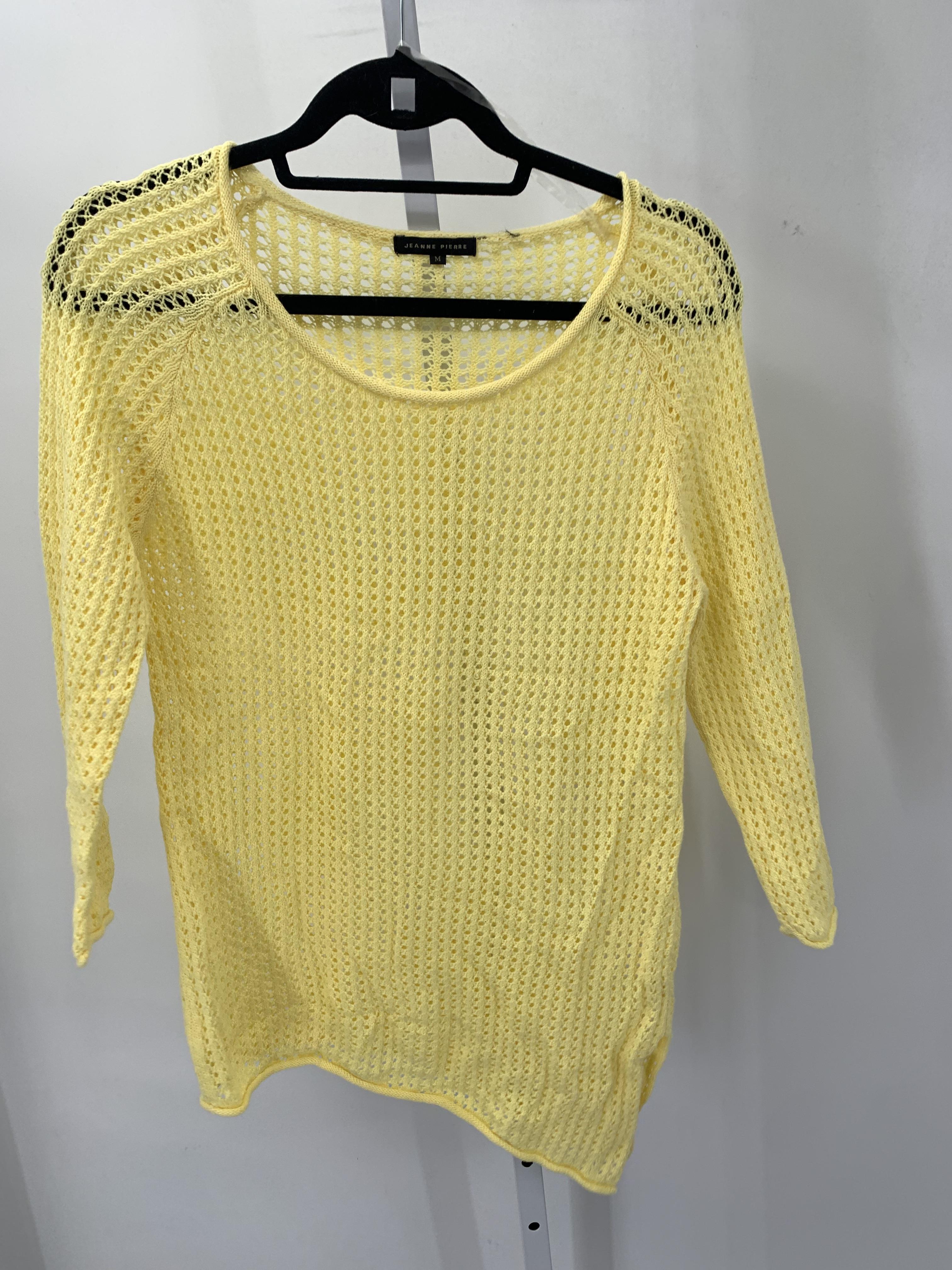 Jeanne Pierre Size Medium Misses 3/4 Sleeve Sweater