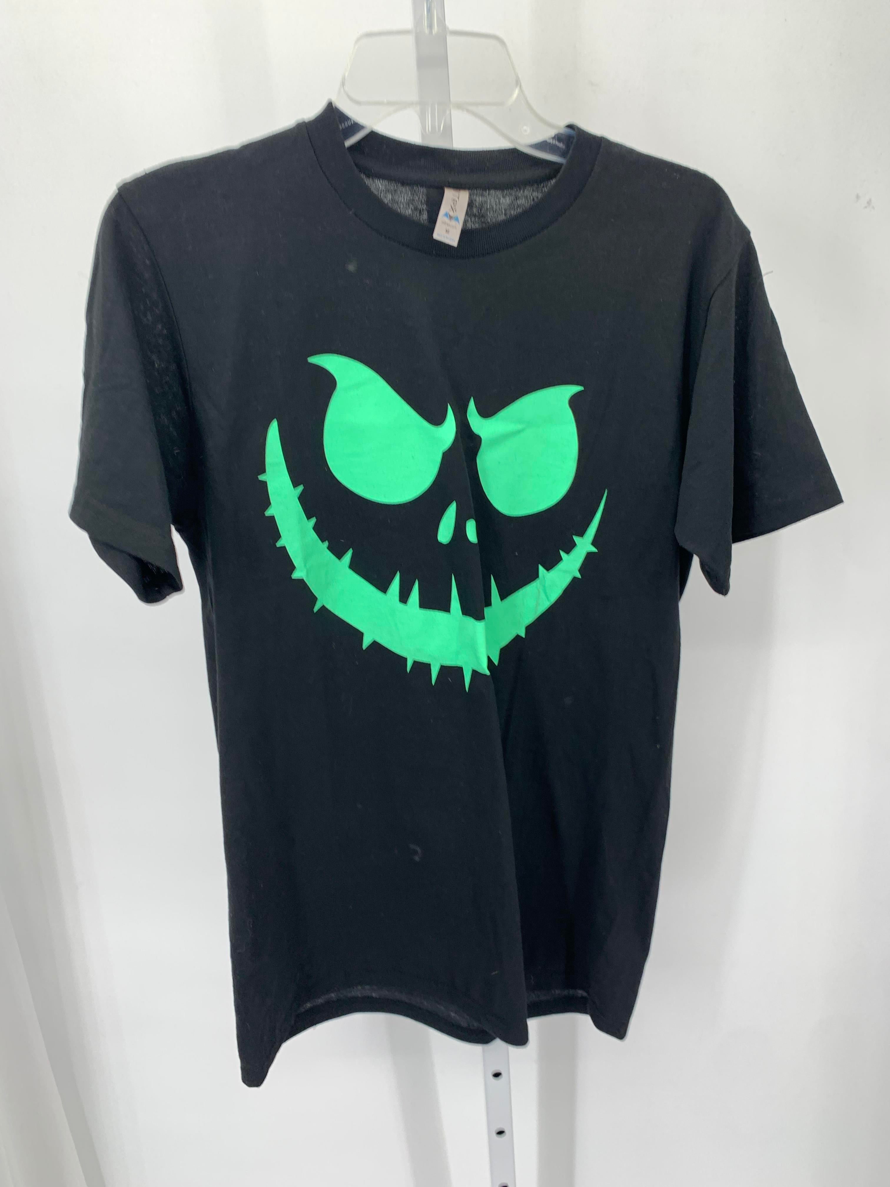 NWOT SHORT SLV SHIRT GREEN FACE.