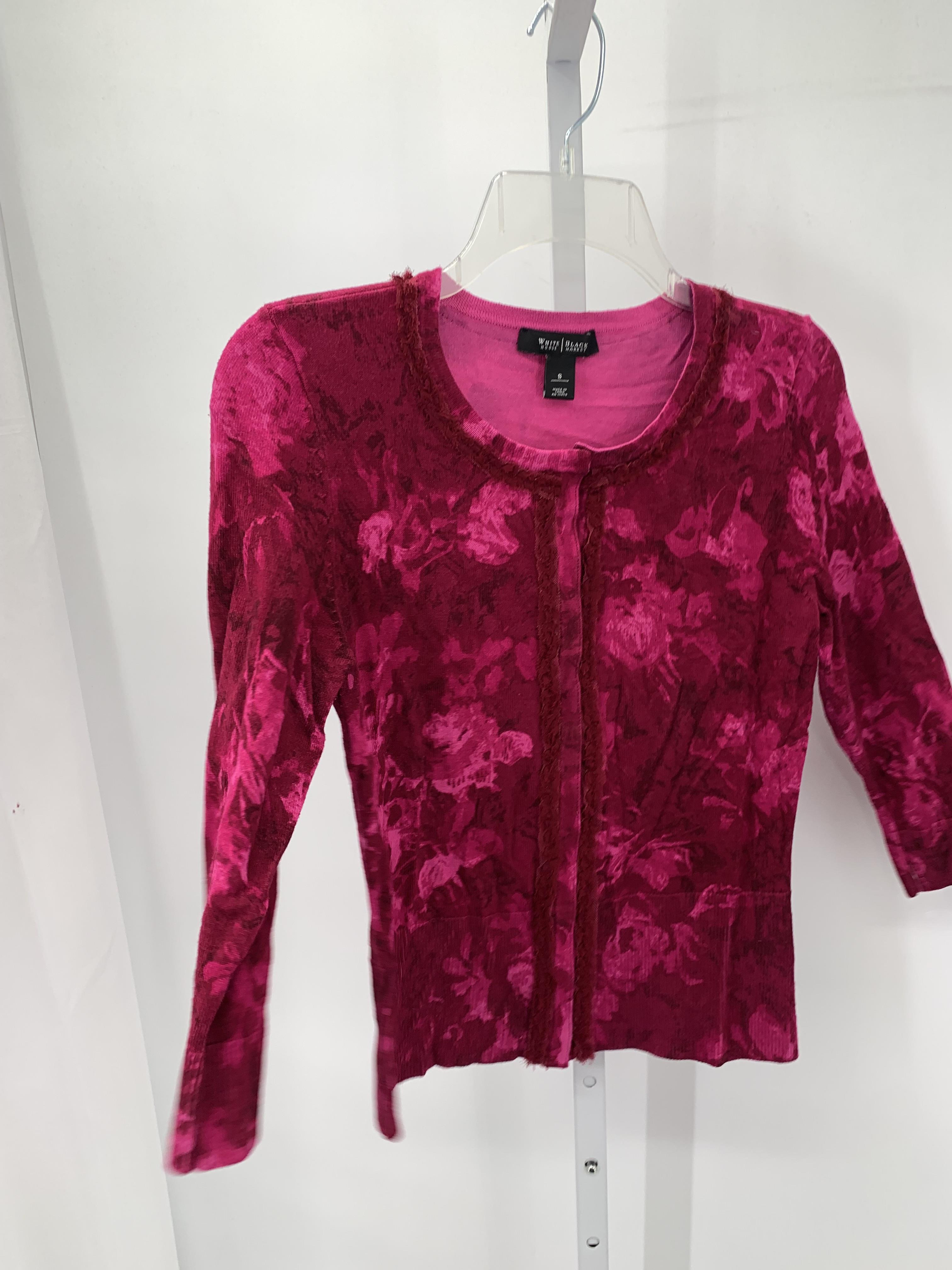 White House Black Size Small Misses 3/4 Sleeve Sweater