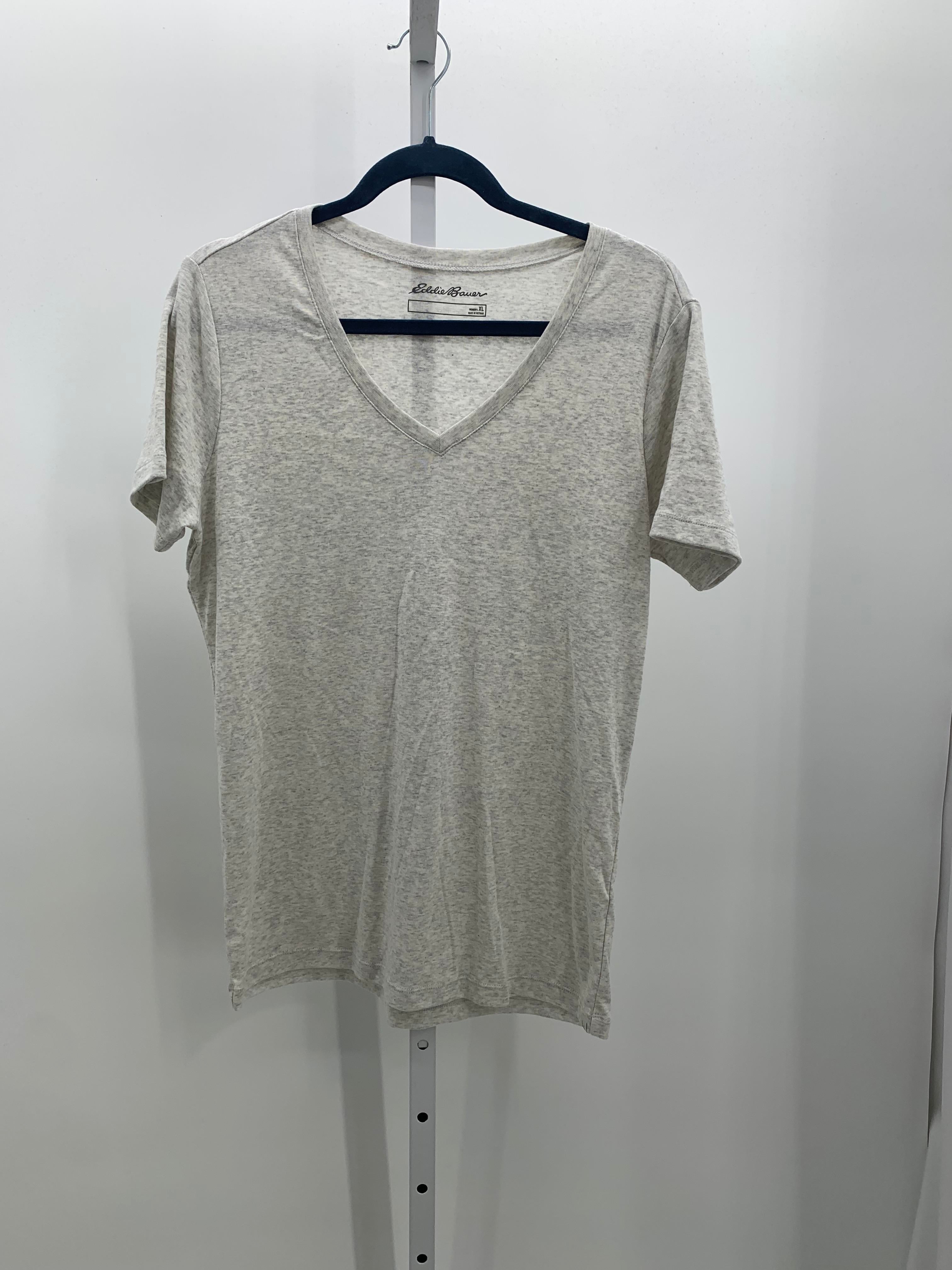 Eddie Bauer Size Extra Large Misses Short Sleeve Shirt