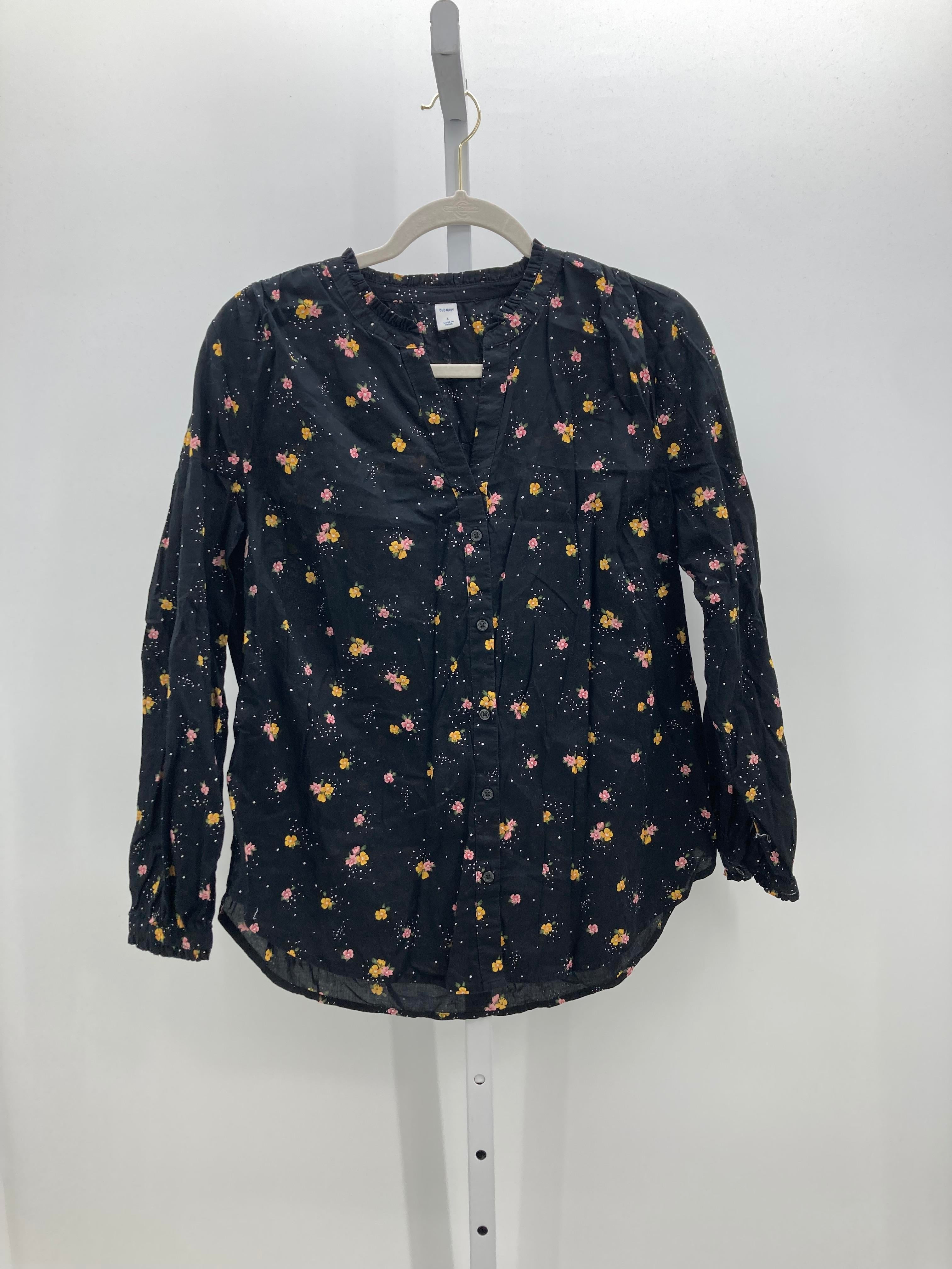 Old Navy Size Large Misses Long Sleeve Shirt