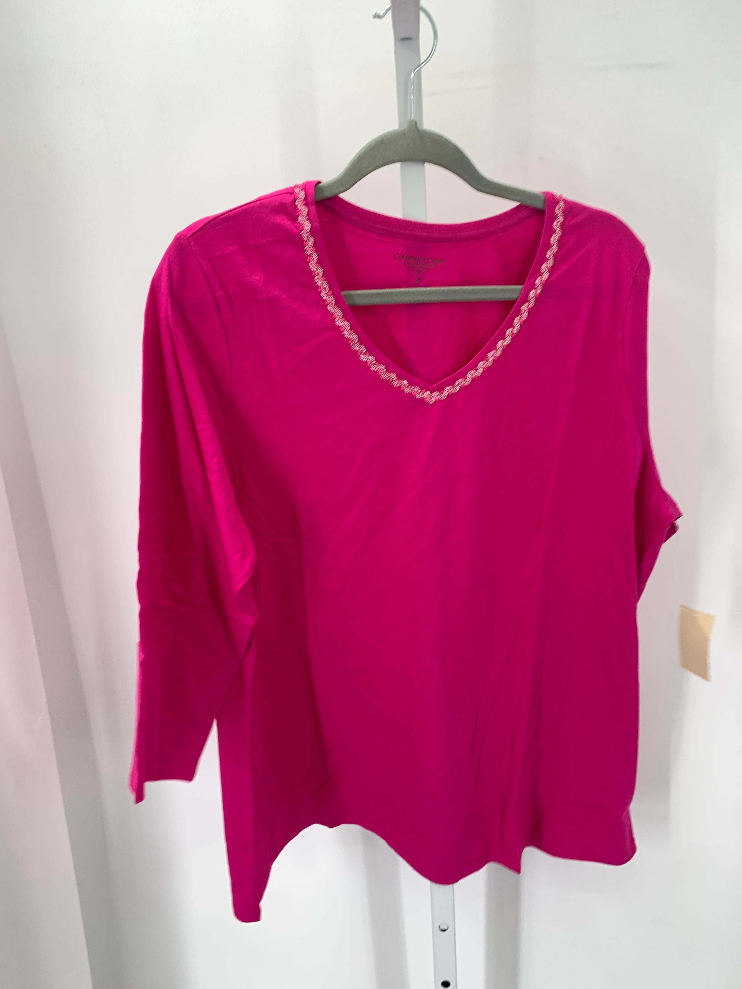 Coldwater Creek Size 1X Womens 3/4 Sleeve Shirt