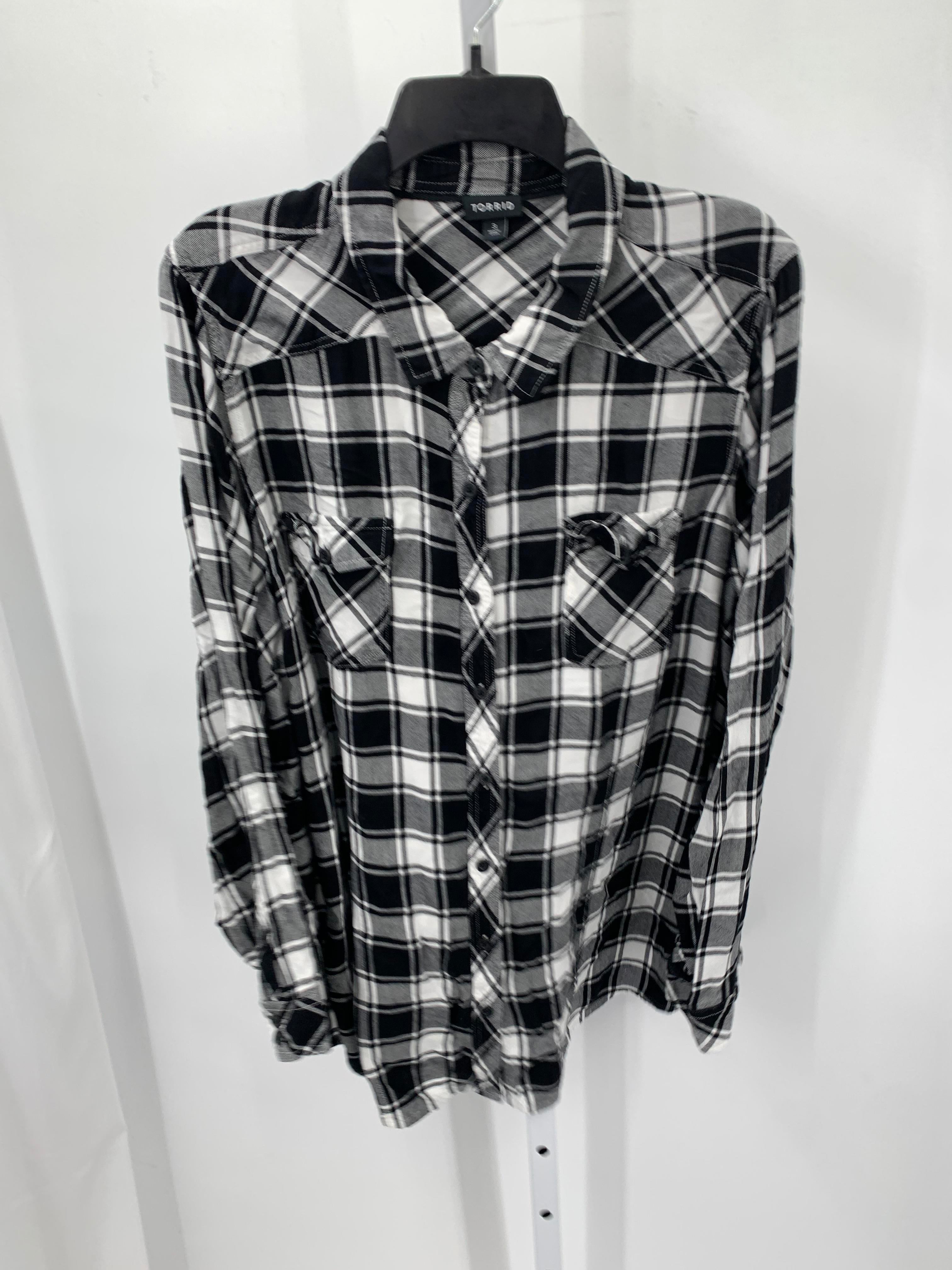 Torrid Size 3X Womens Long Sleeve Shirt