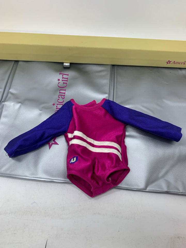 American Girl Gymnastics Leotard, Mat, Wedge & Beam *Wear To Beam