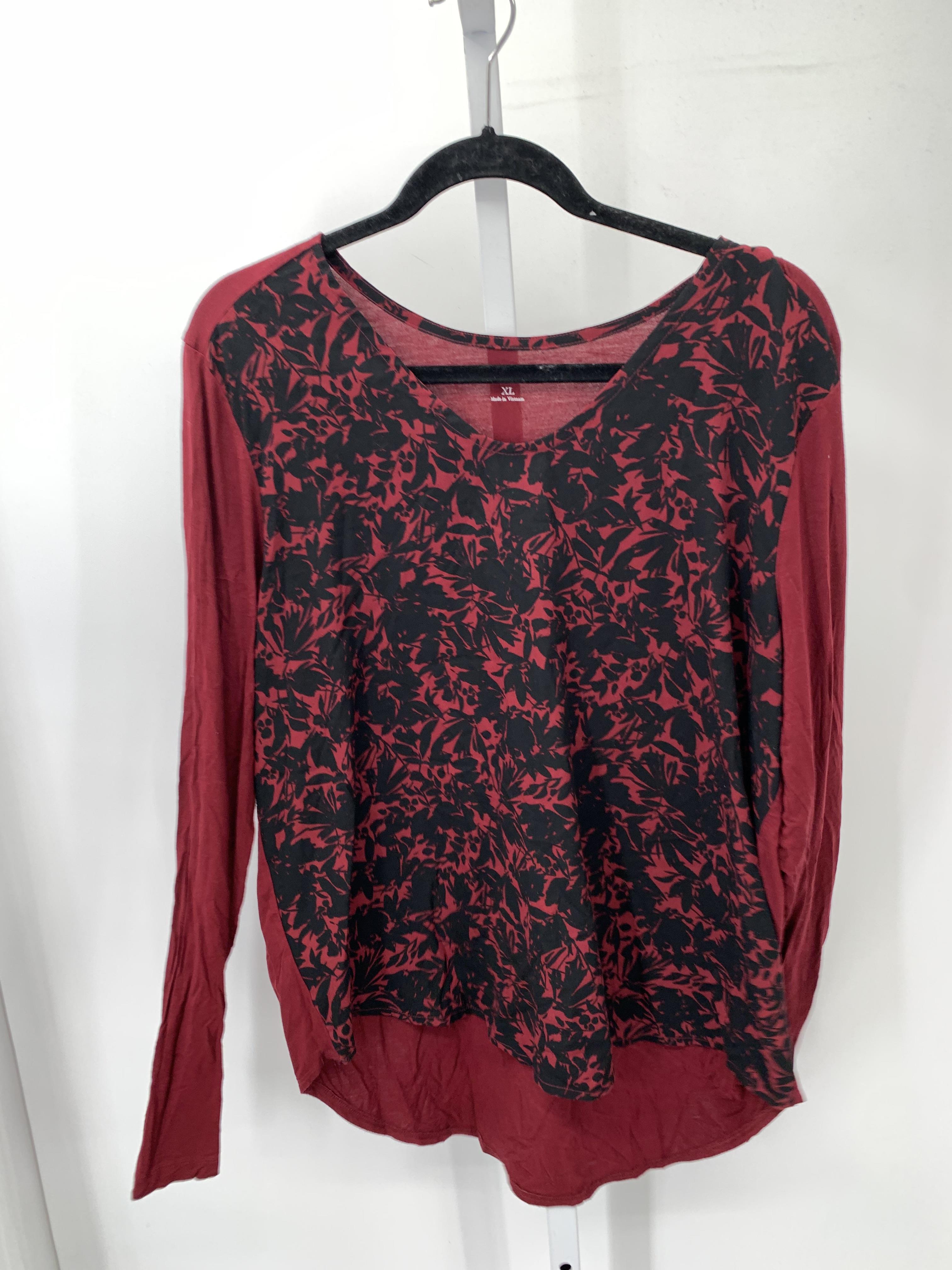 Croft & Barrow Size Extra Large Misses Long Sleeve Shirt