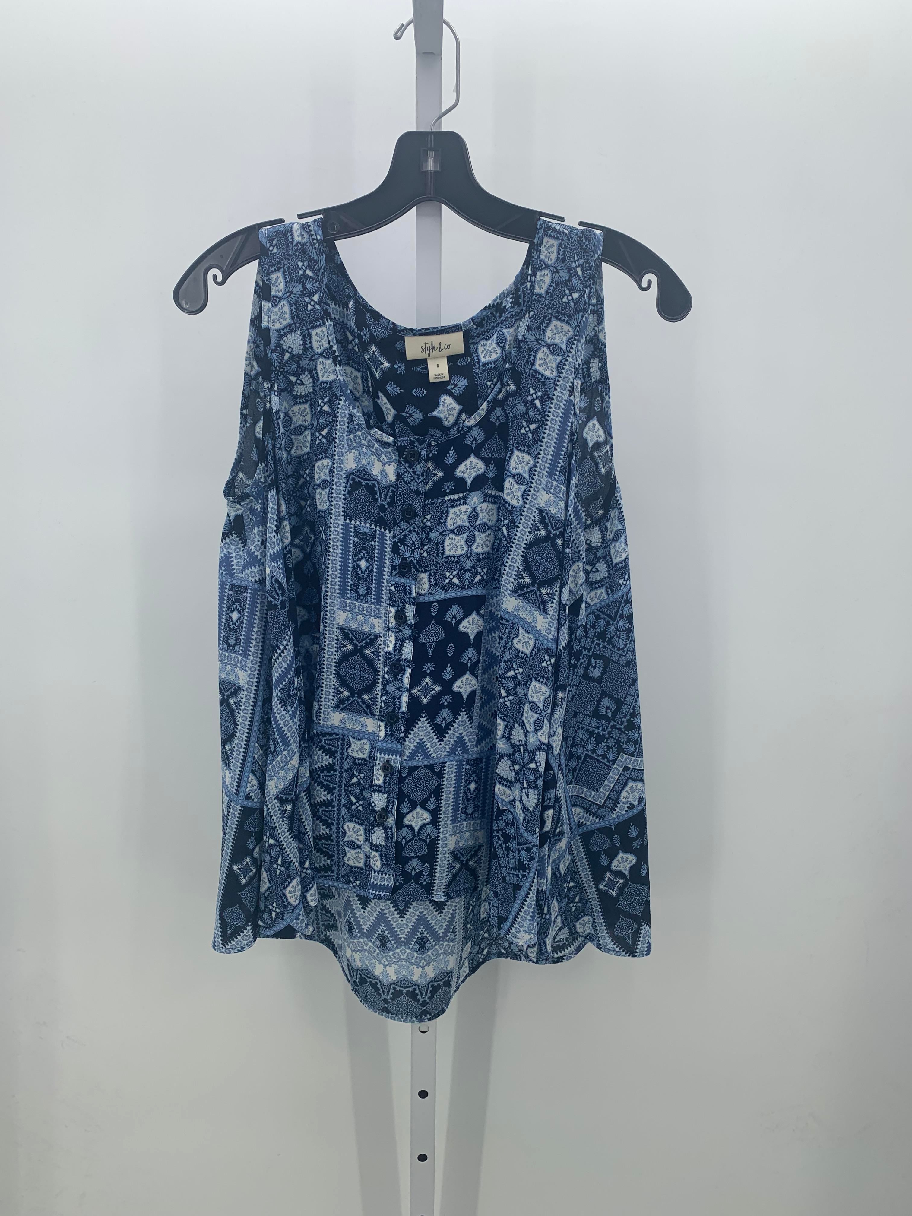 Style & Co. Size Small Misses Sleeveless Shirt