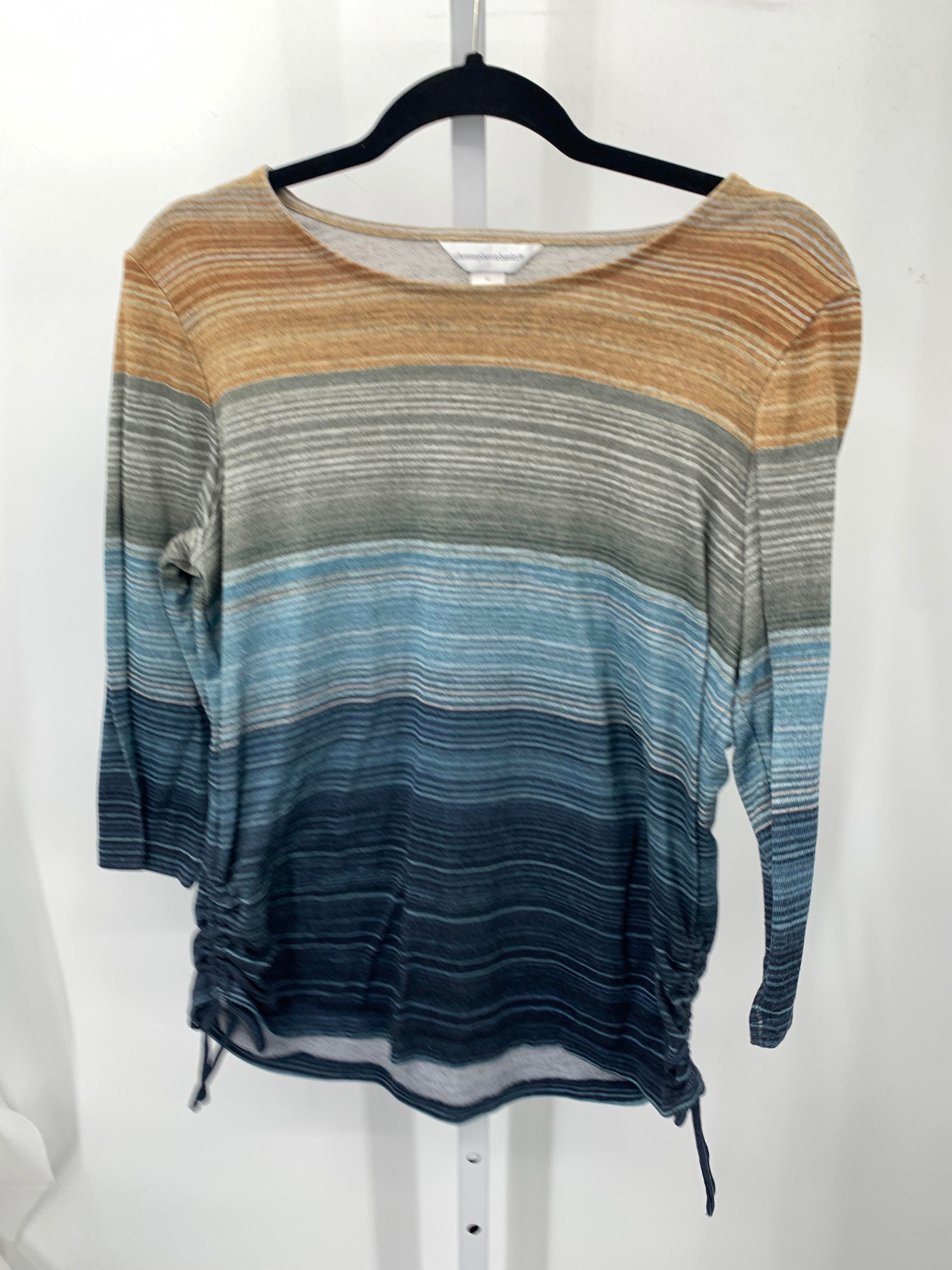 Christopher & Banks Size Medium Misses 3/4 Sleeve Shirt