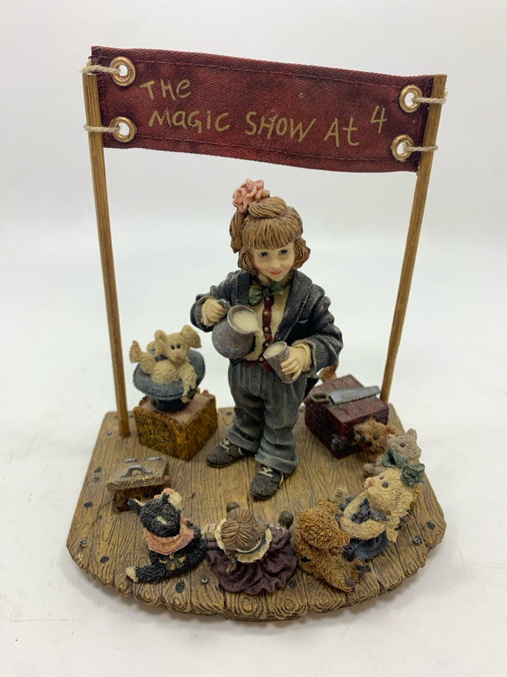 YESTERDAYS CHILD "MAGIC SHOW AT 4" FIGURINE.