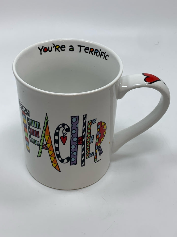 TERRIFIC TEACHER MUG.