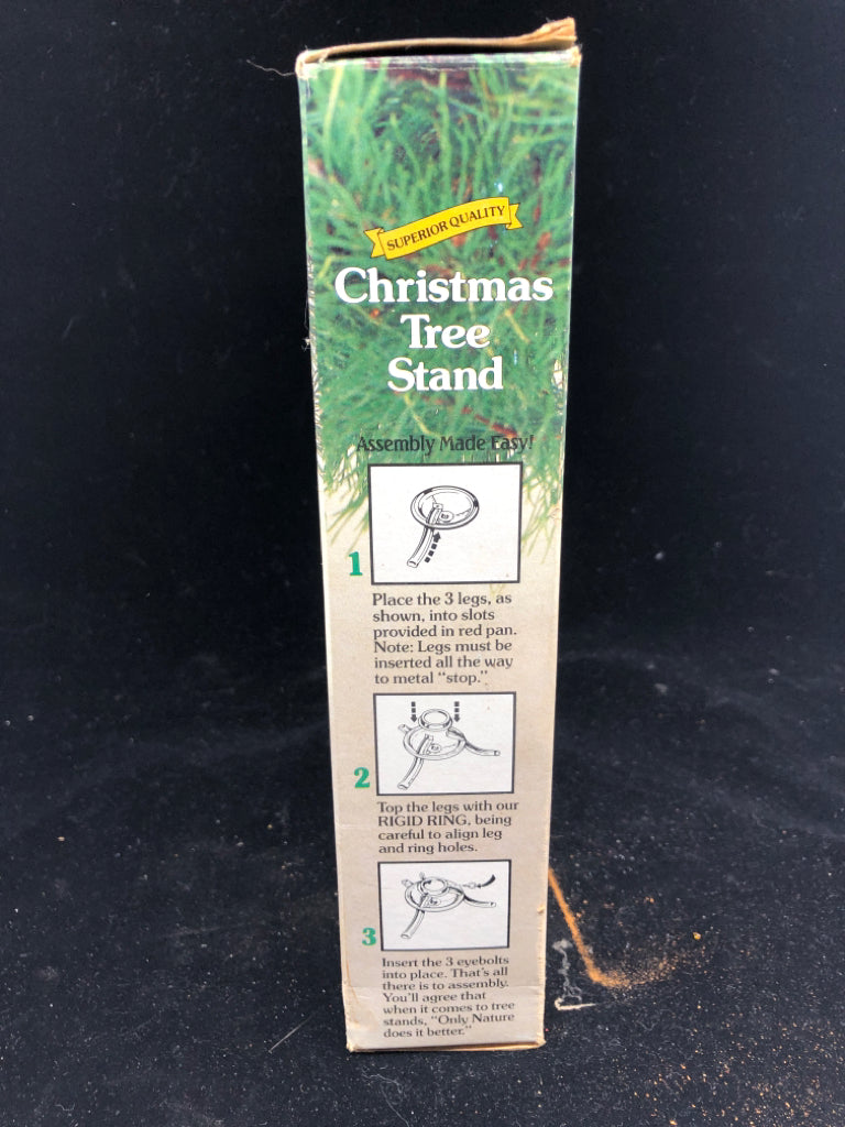 NIB CHRISTMAS TREE STAND.