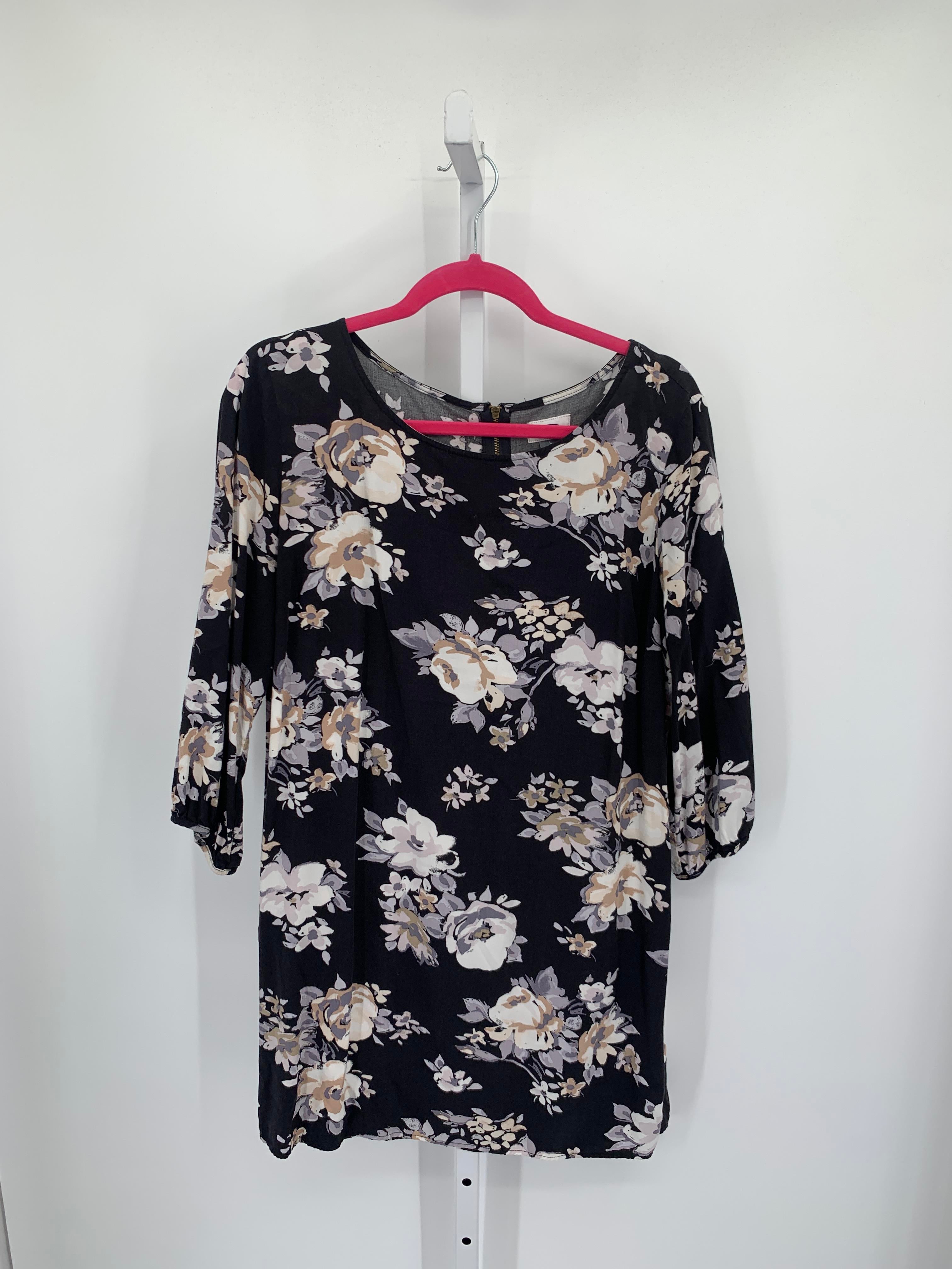 Old Navy Size Large Misses 3/4 Sleeve Dress