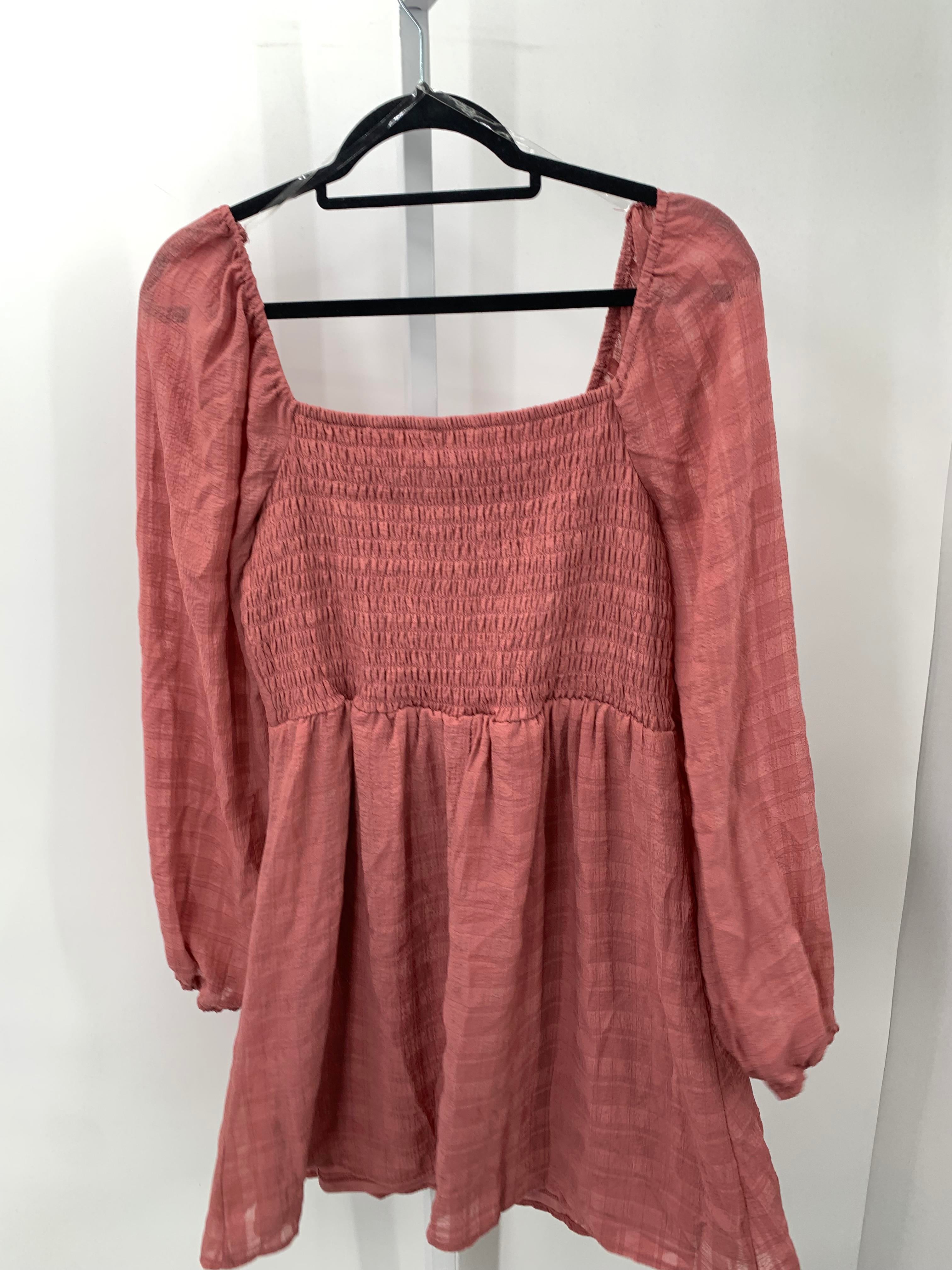 Lily Rose Size Extra Large Misses Long Sleeve Dress