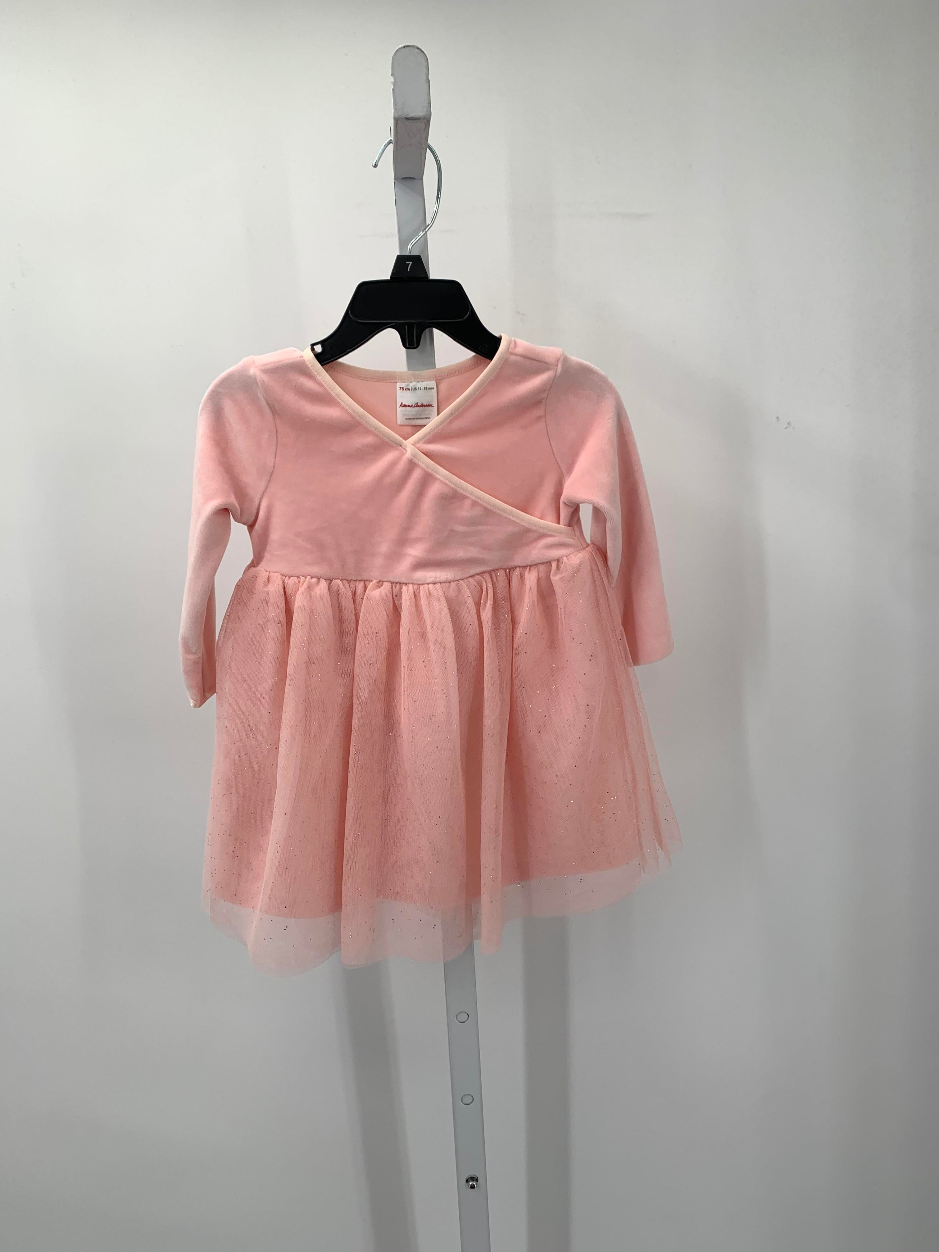 Hanna Anderson Size 12-18 Months Girls Long Sleeve Dress