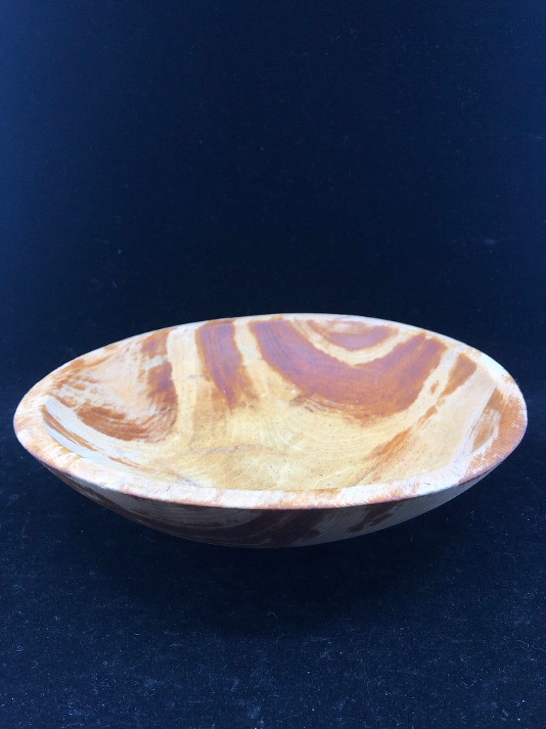 WOOD CENTERPIECE DOUGH BOWL.