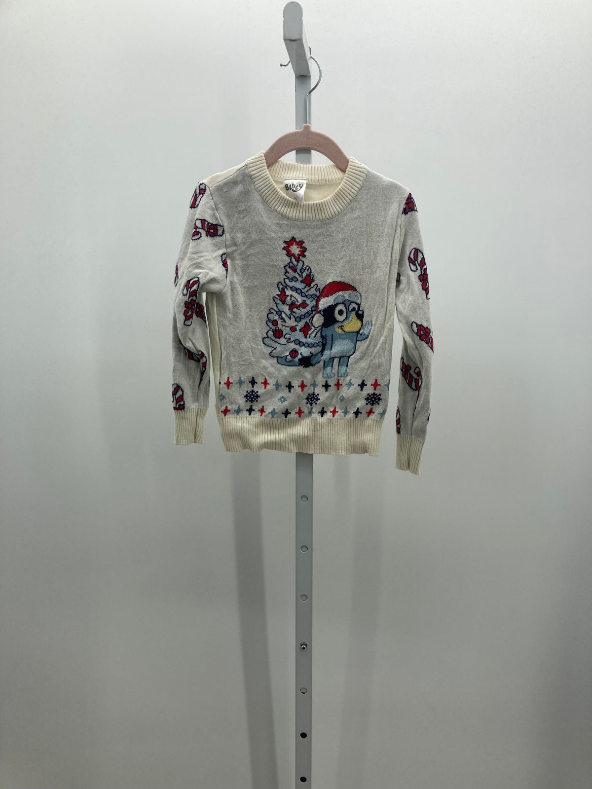 LONG SLV SWEATER XMAS TREE.