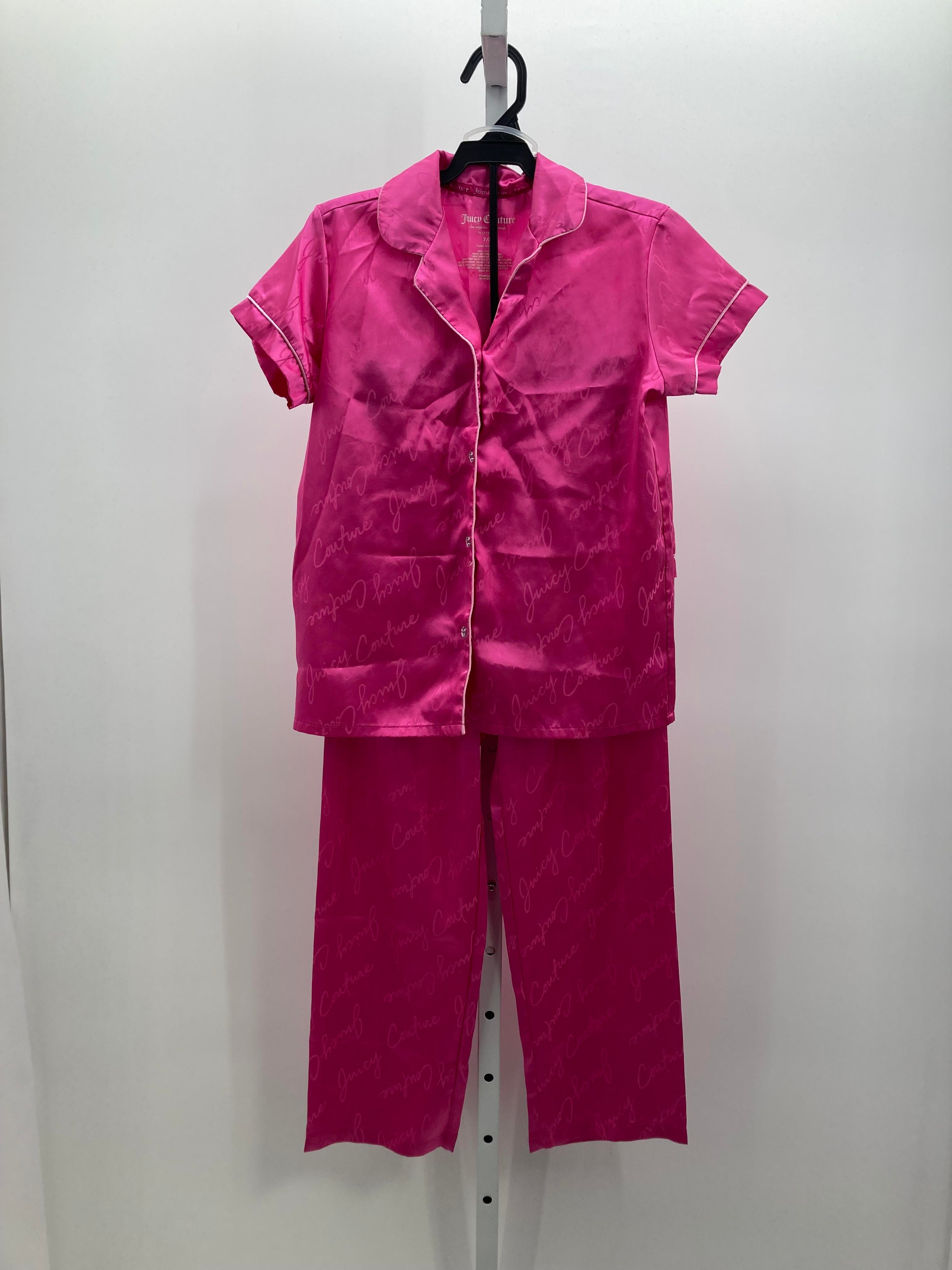 Juicy Couture Size 7-8 Girls Pajamas