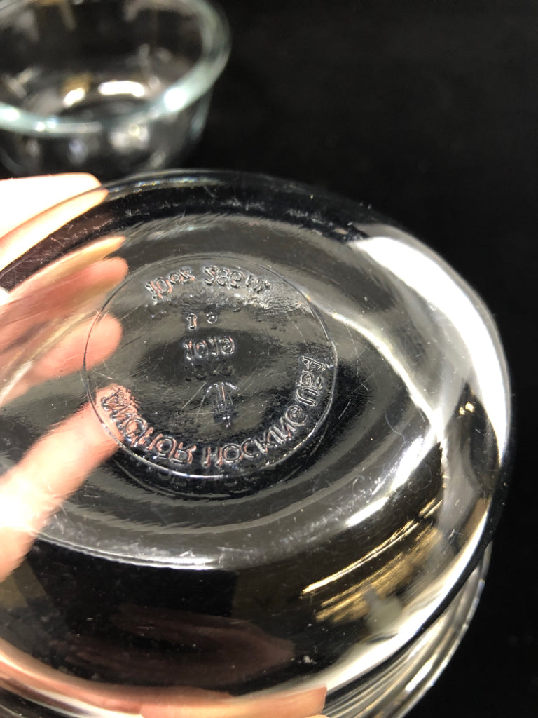 2PC GLASS PREP BOWLS.