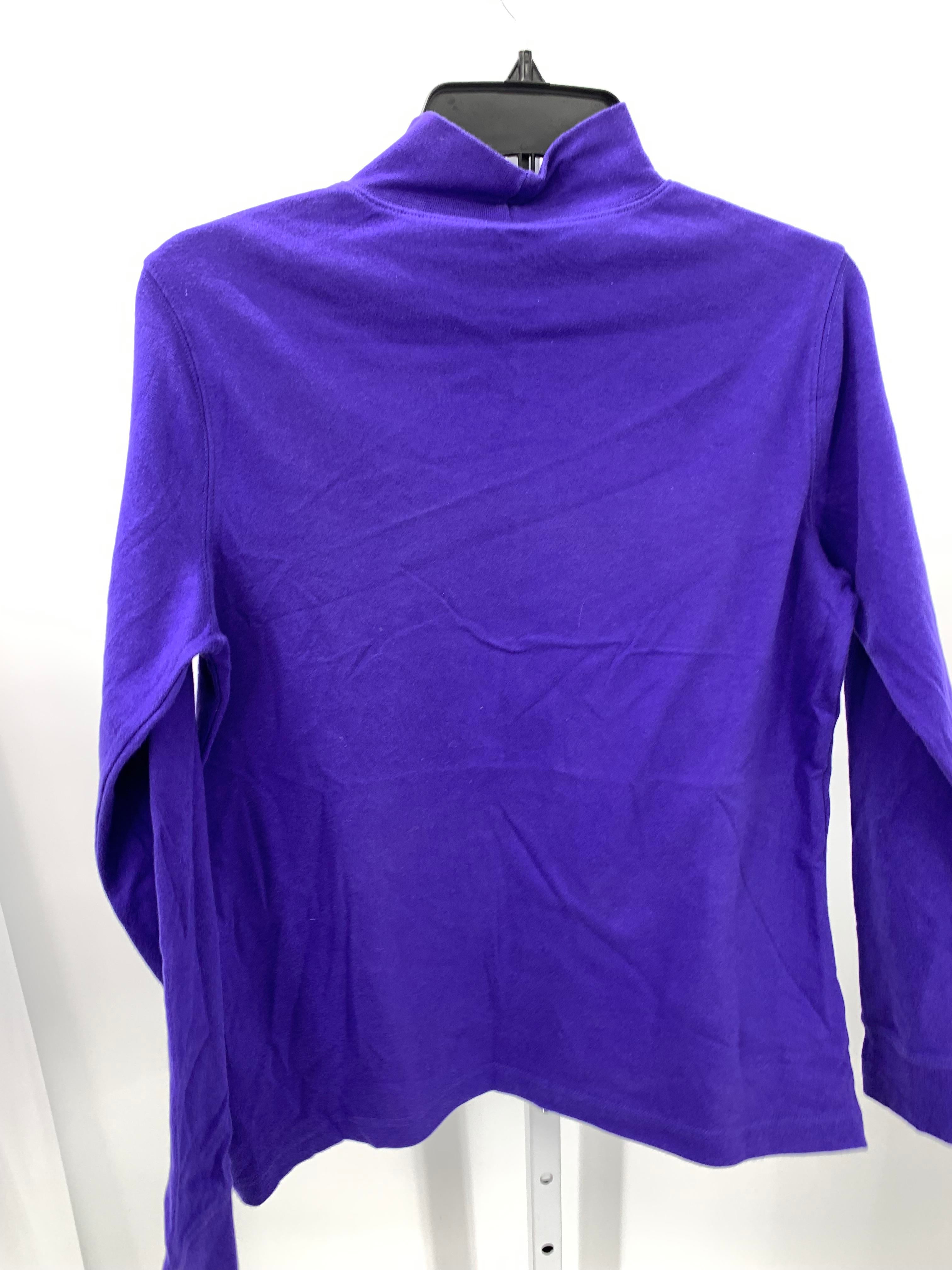 Lands End Size Small Misses Long Sleeve Shirt
