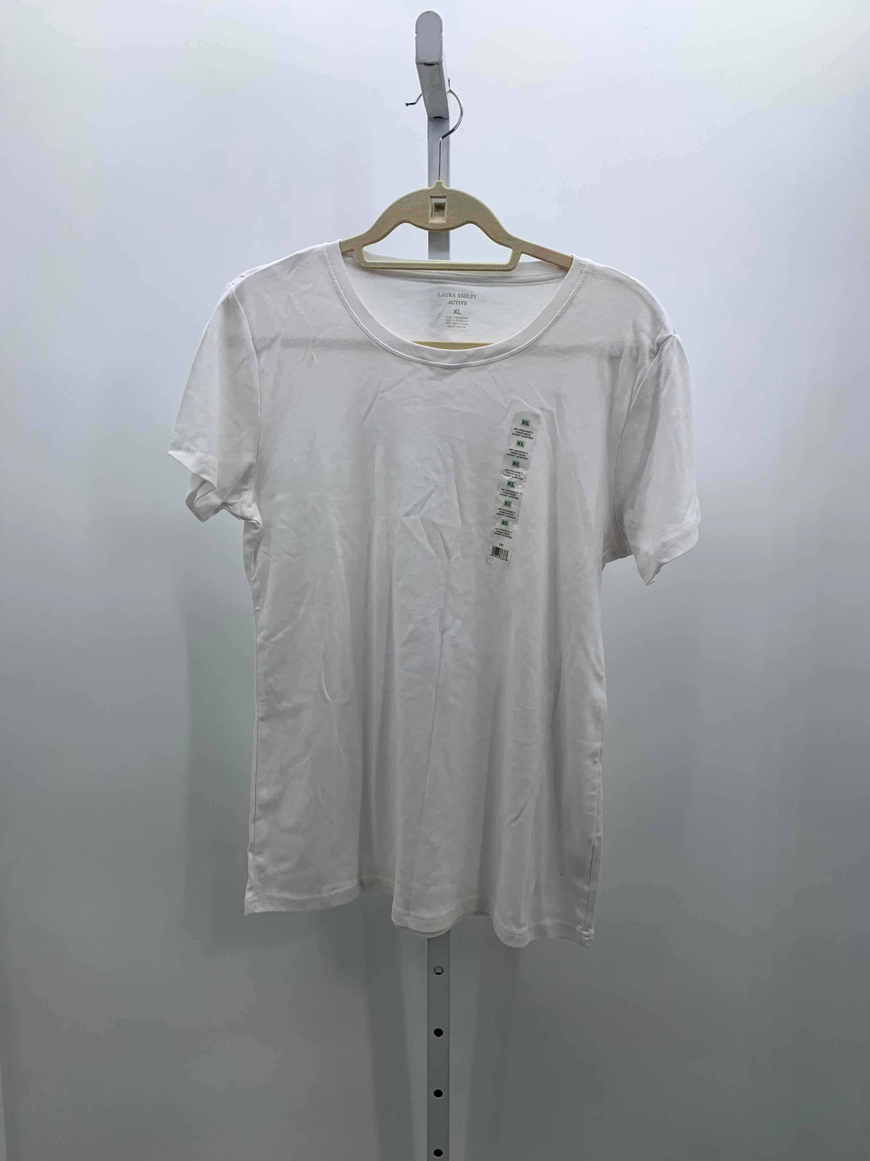 Laura Ashley Size Extra Large Misses Short Sleeve Shirt
