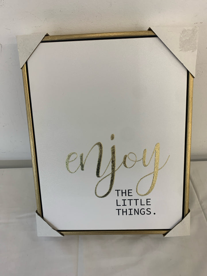 ENJOY THE LITTLE THINGS CANVAS