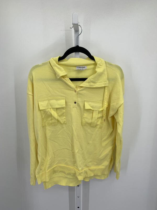 Calvin Klein Size Medium Misses Long Sleeve Shirt