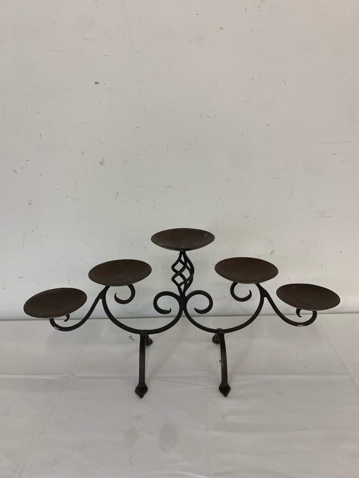 5 PILLAR CANDLE HOLDER.