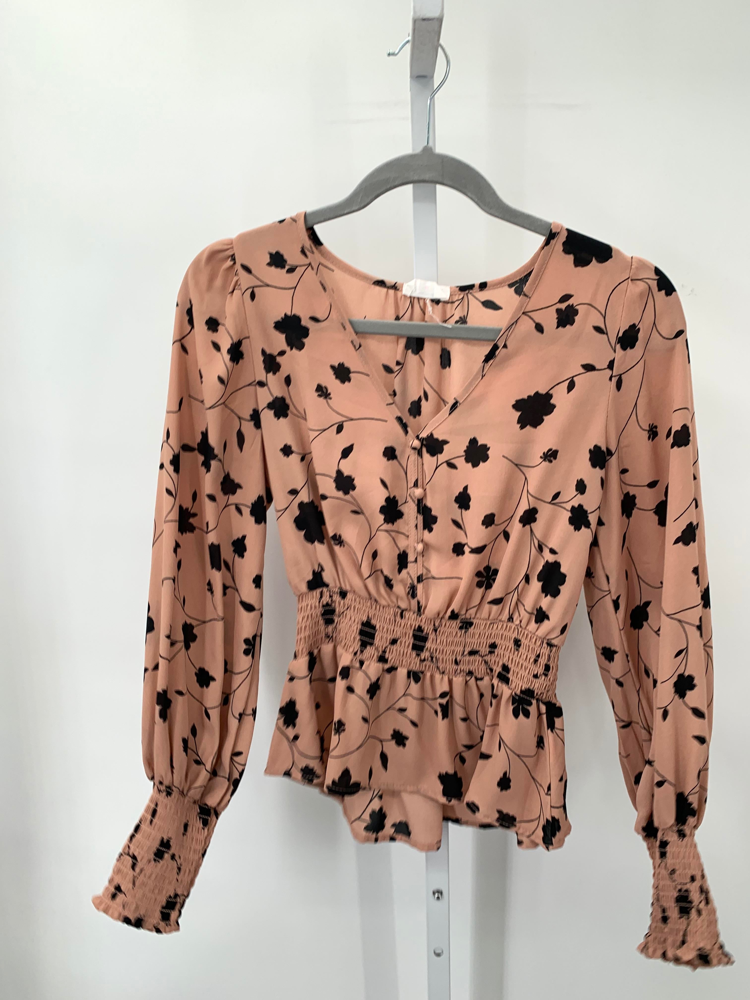 Size X Small Juniors Long Sleeve Shirt
