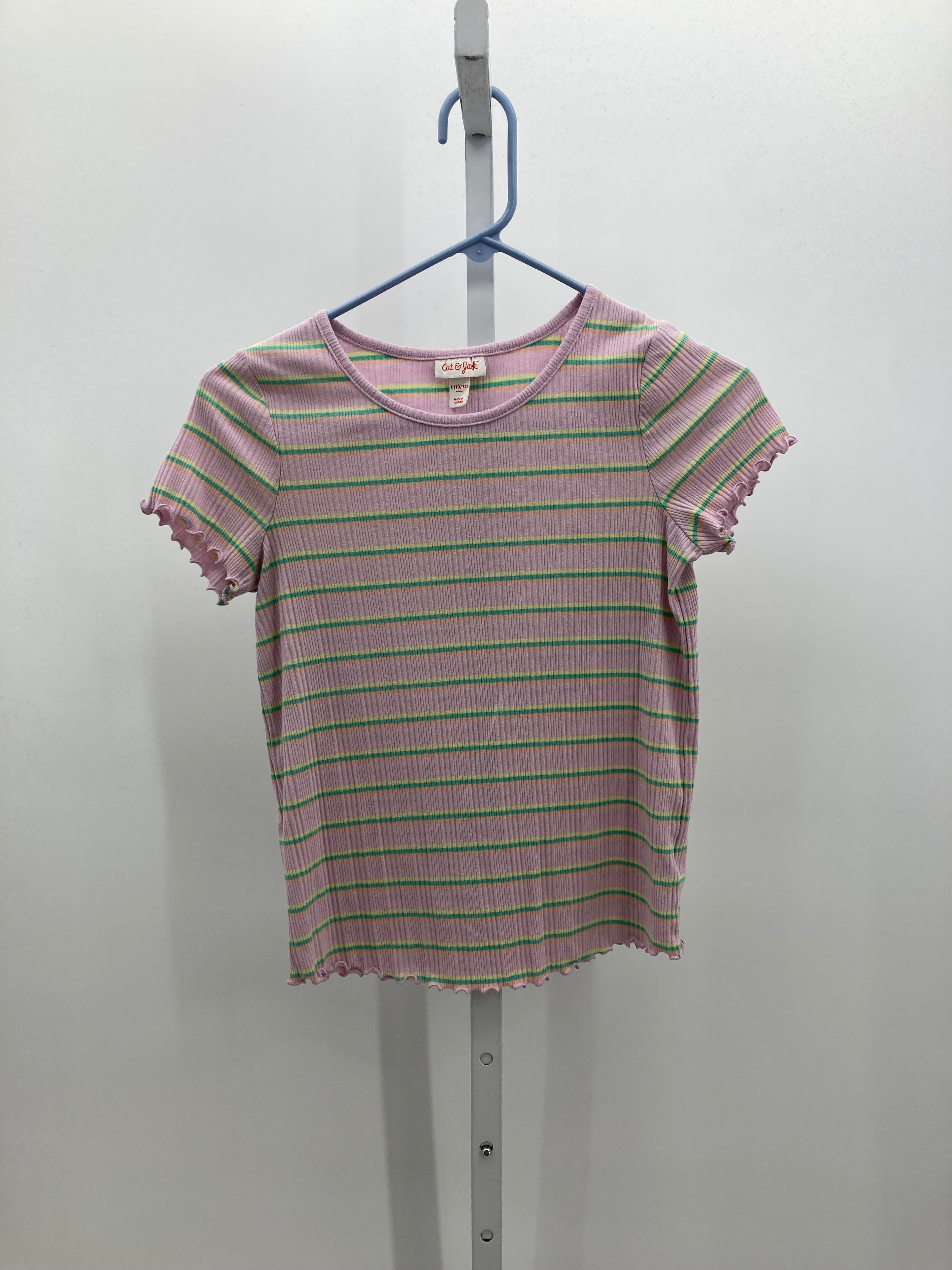 Cat & Jack Size 10-12 Girls Short Sleeve Shirt