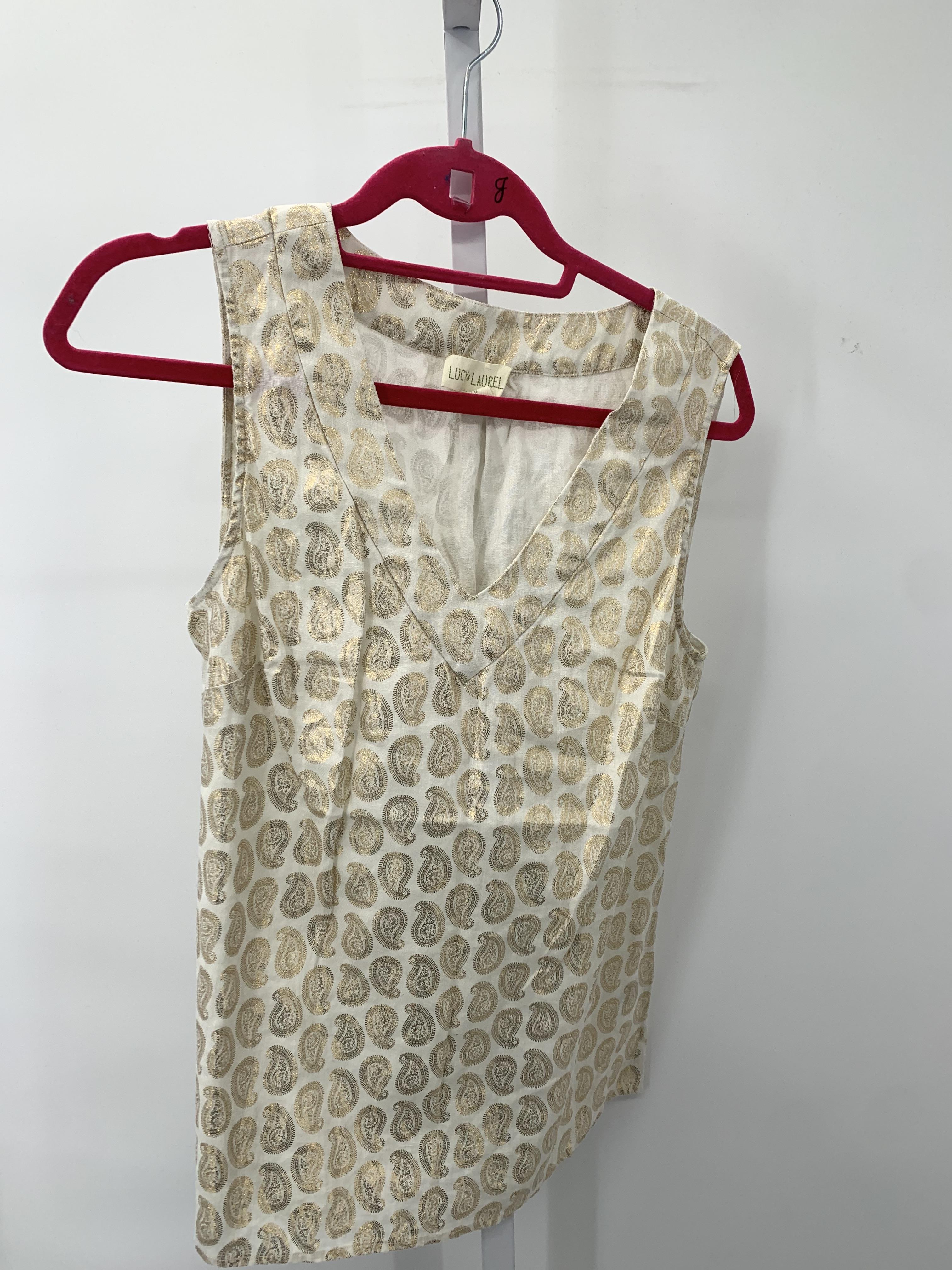 Lucy & Laurel Size Medium Misses Sleeveless Shirt