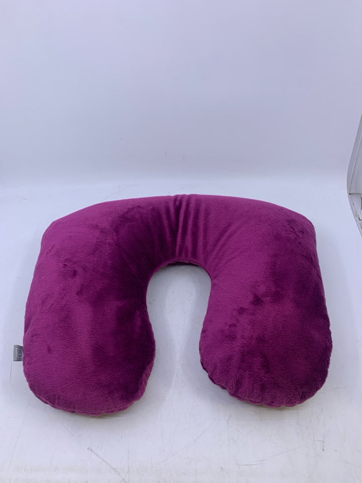 PURPLE NECK PILLOW.