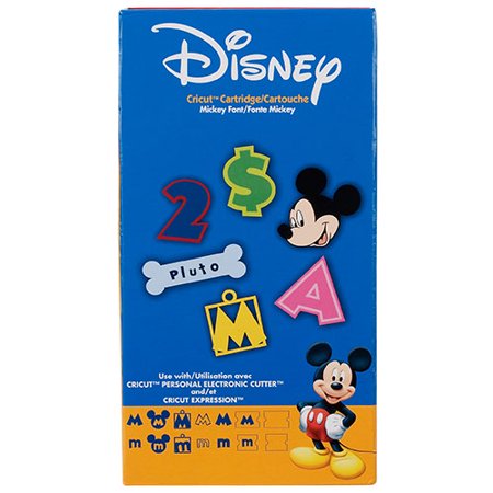 Cricut Disney Cartridge  Mickey Font -