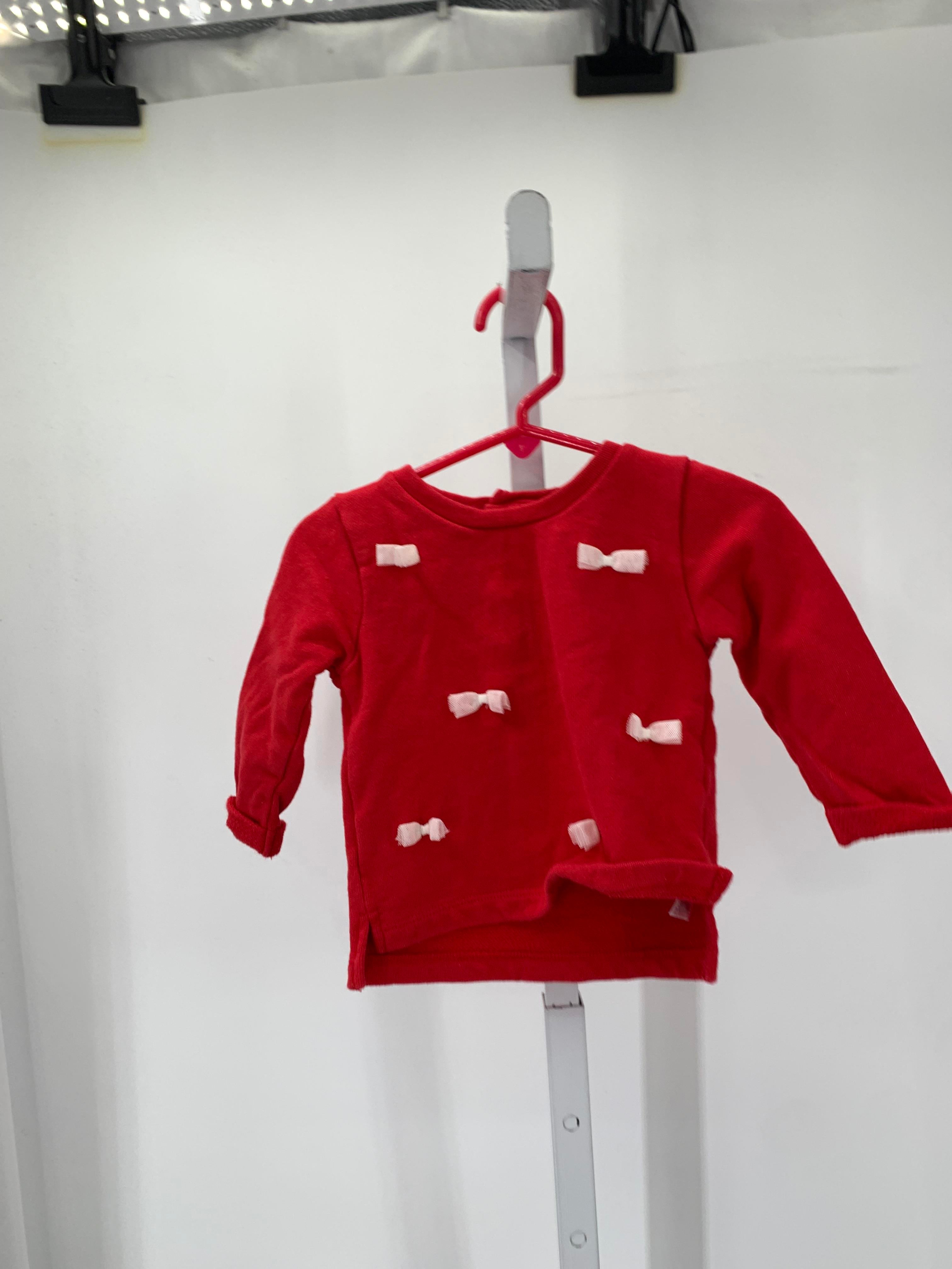 Carters Size 9 Months Girls Long Sleeve Shirt