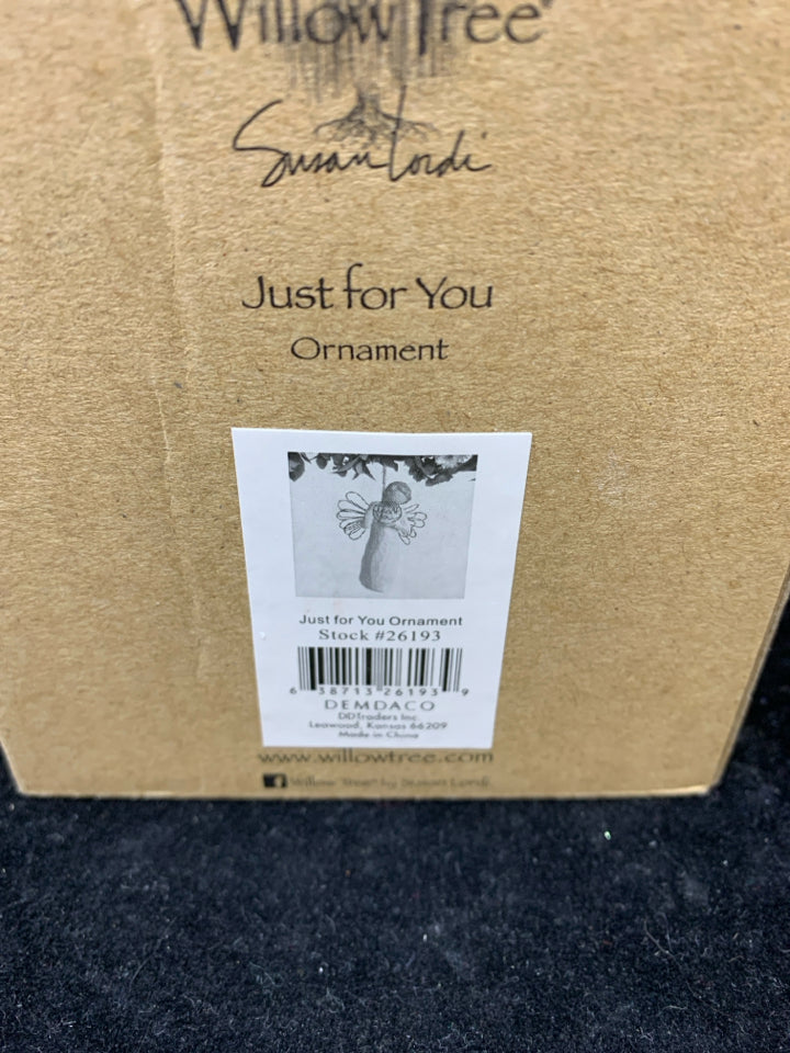 WILLOW TREE "THANK YOU" ORNAMENT.