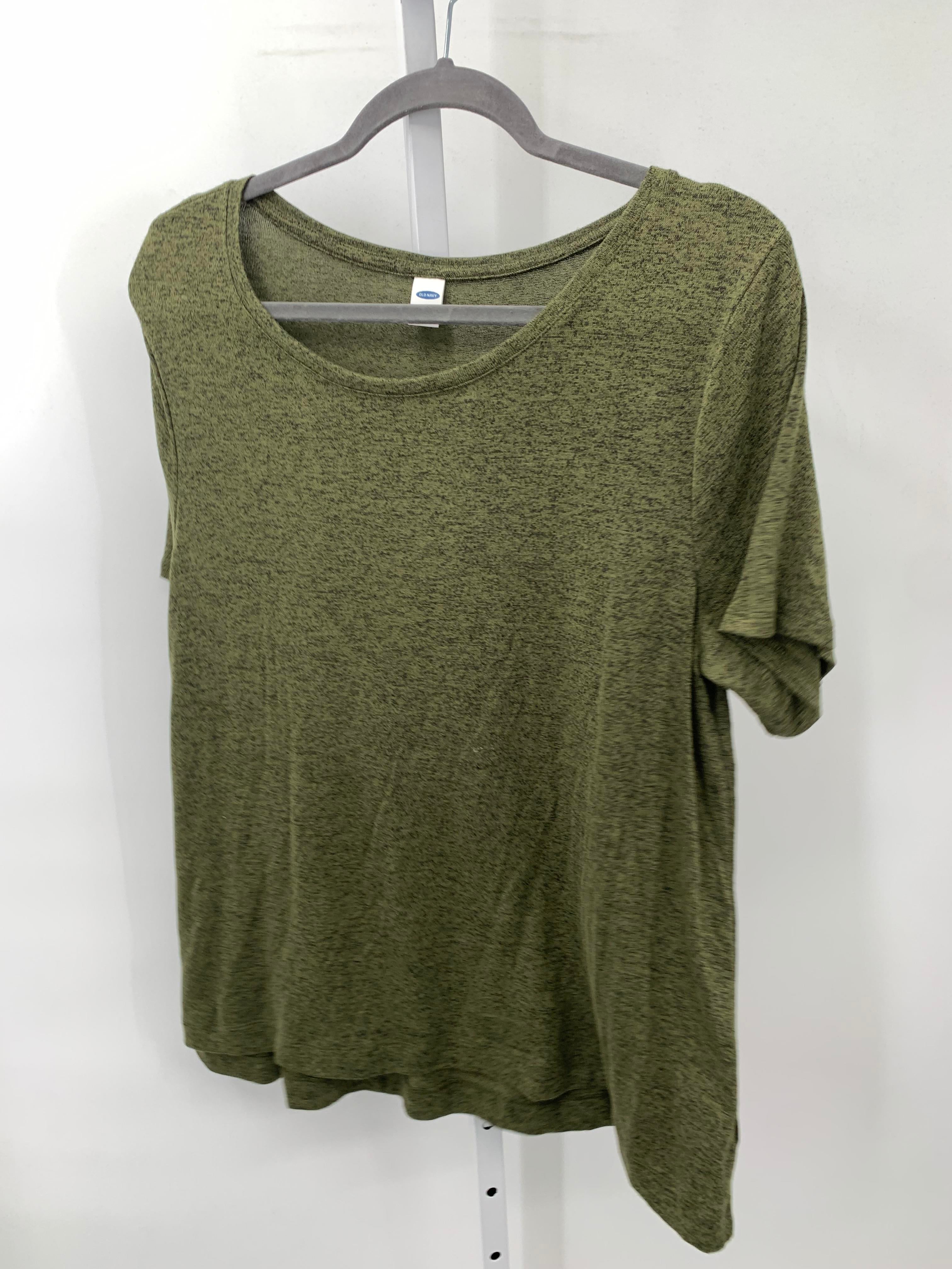 Old Navy Size Large Misses Short Sleeve Shirt