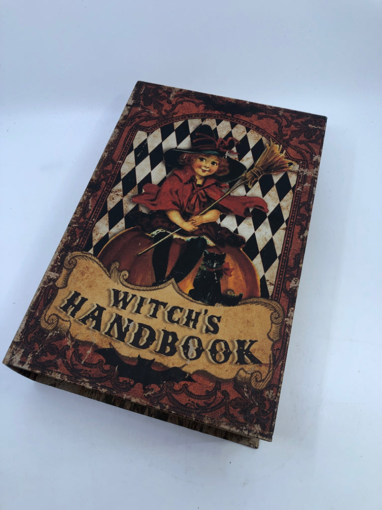 WITCH'S HANDBOOK EMPTY BOX TABLE DECOR.